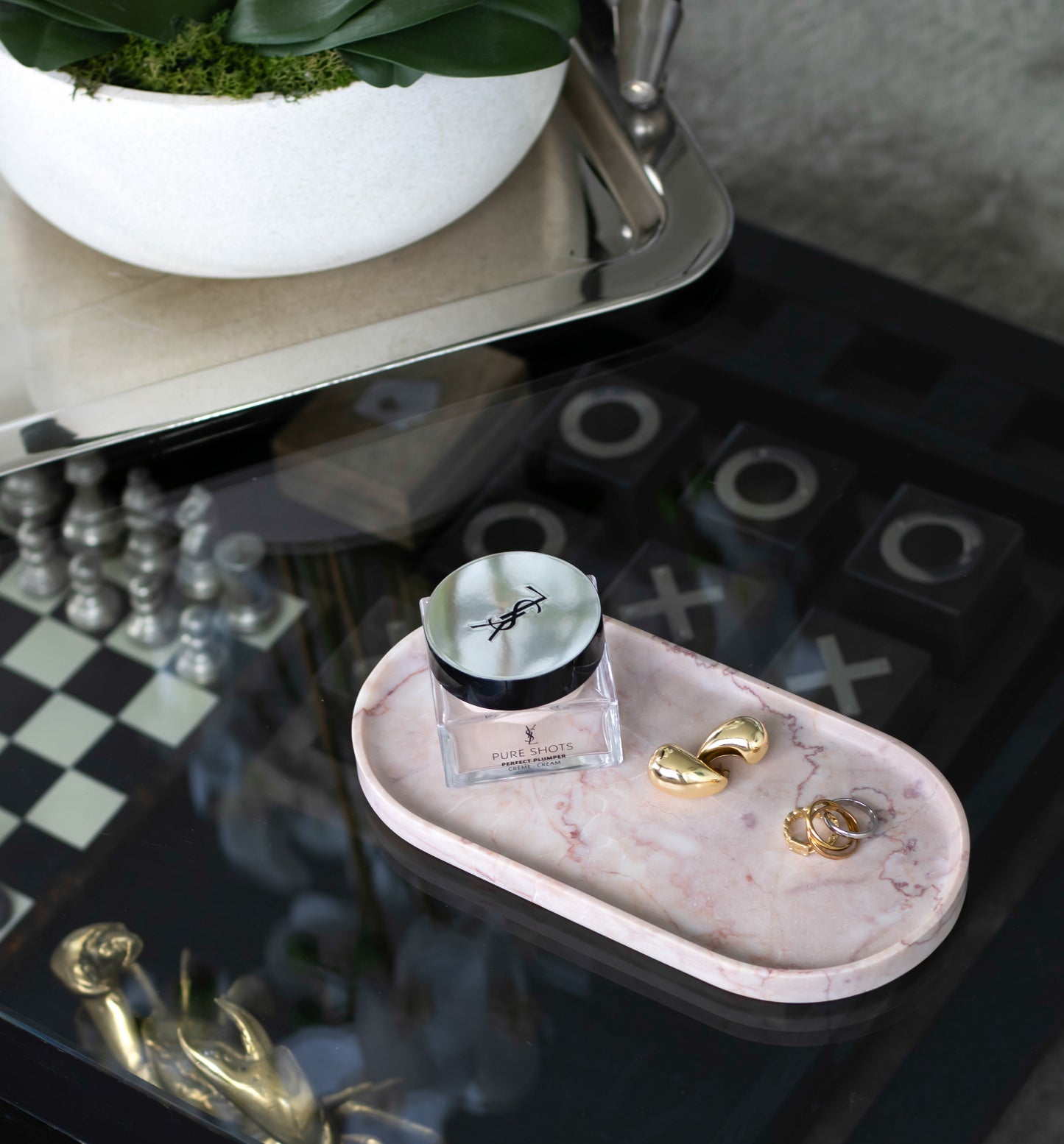 EG Classic Marble Tray - Rose