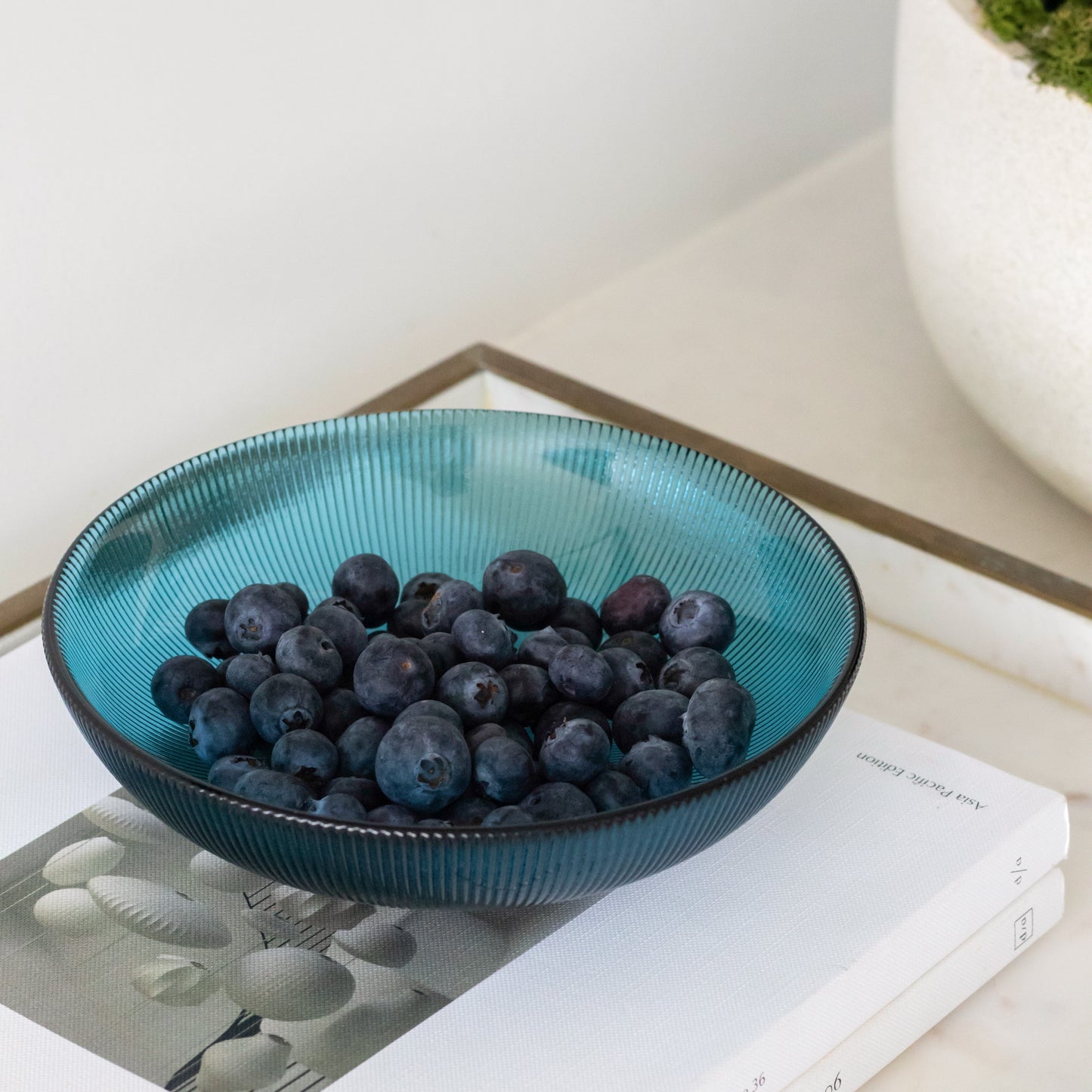 Elena Bowl - Small Teal & Pink