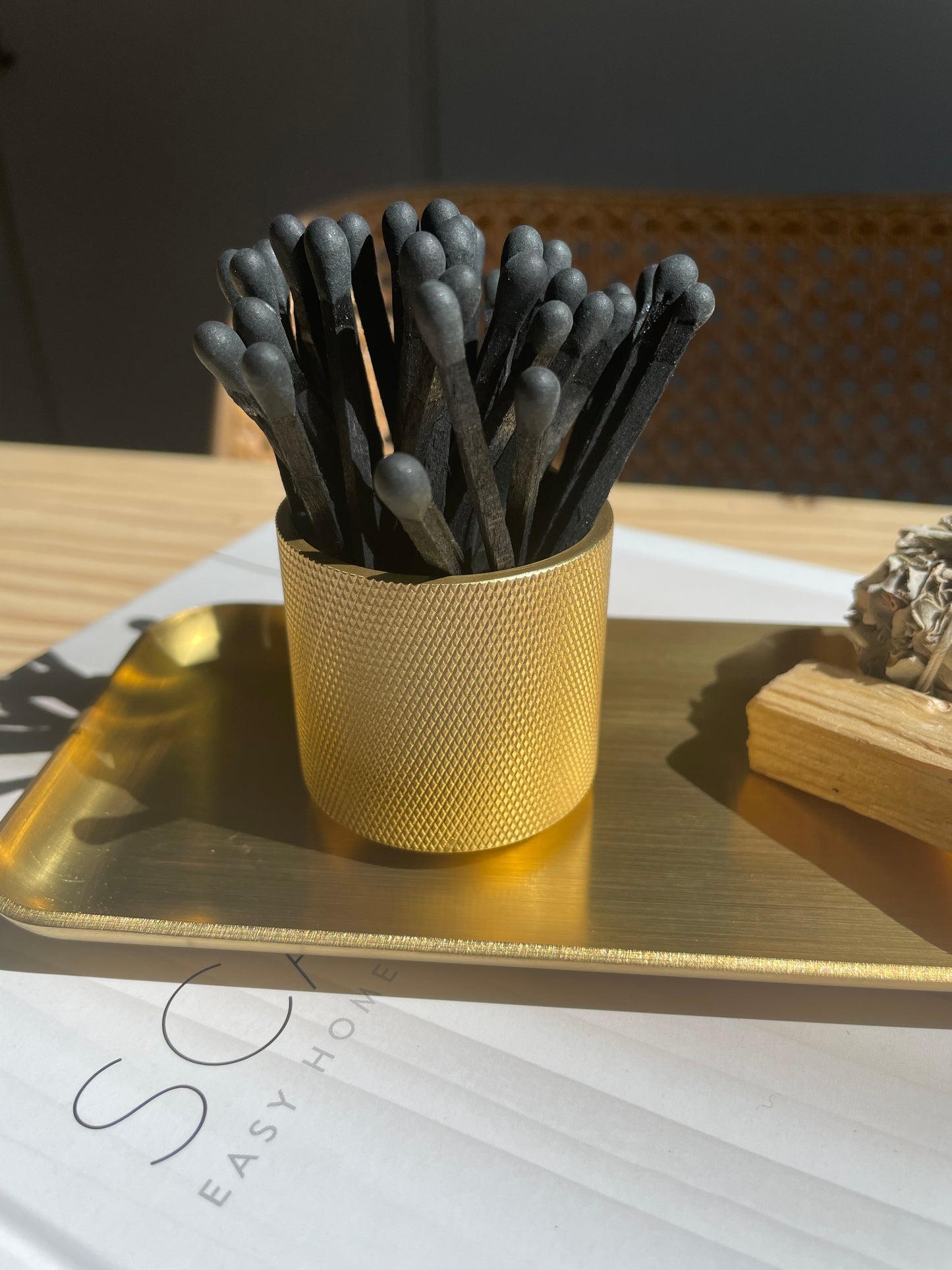 Brass Match Holder