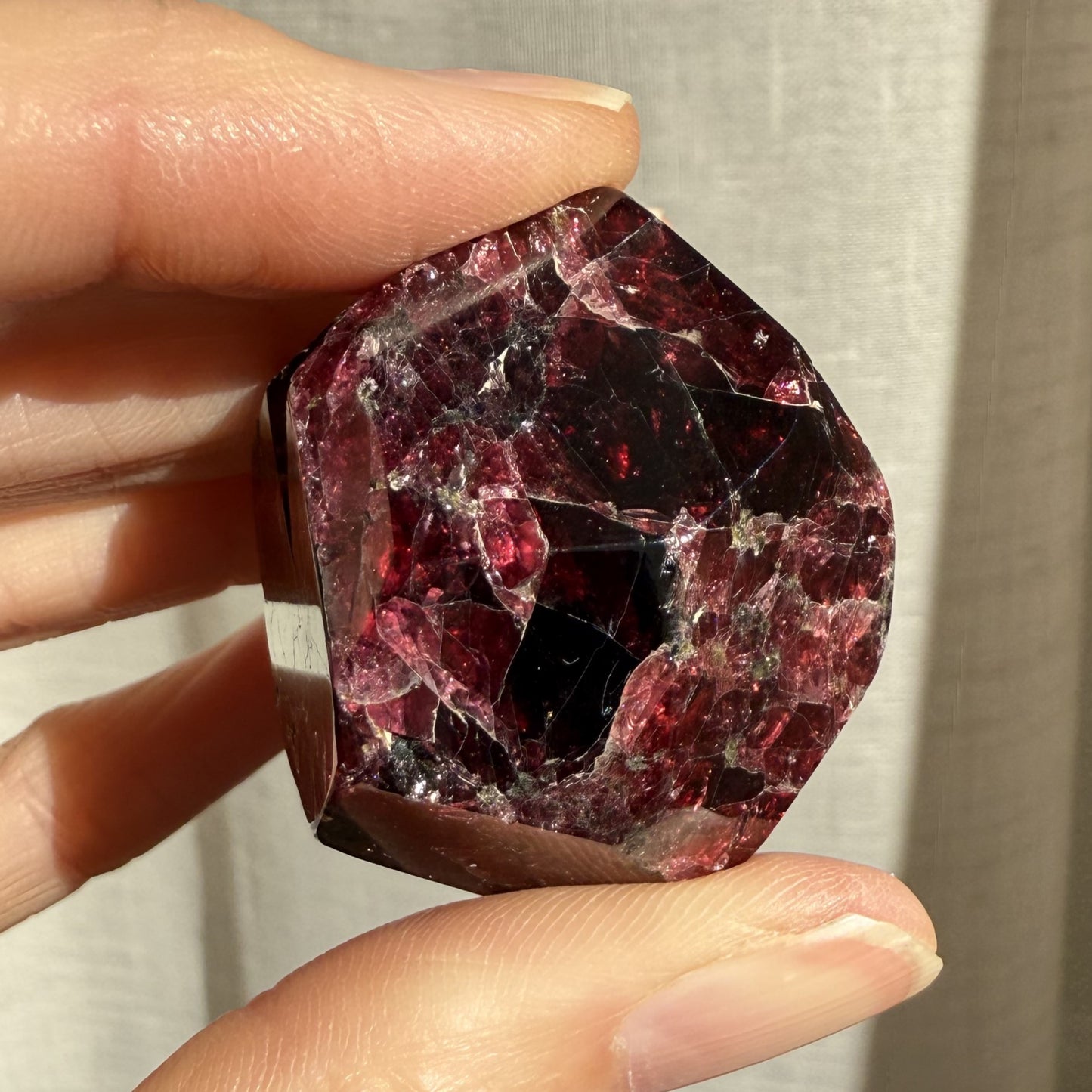 Faceted Garnet 6 - Premium Grade