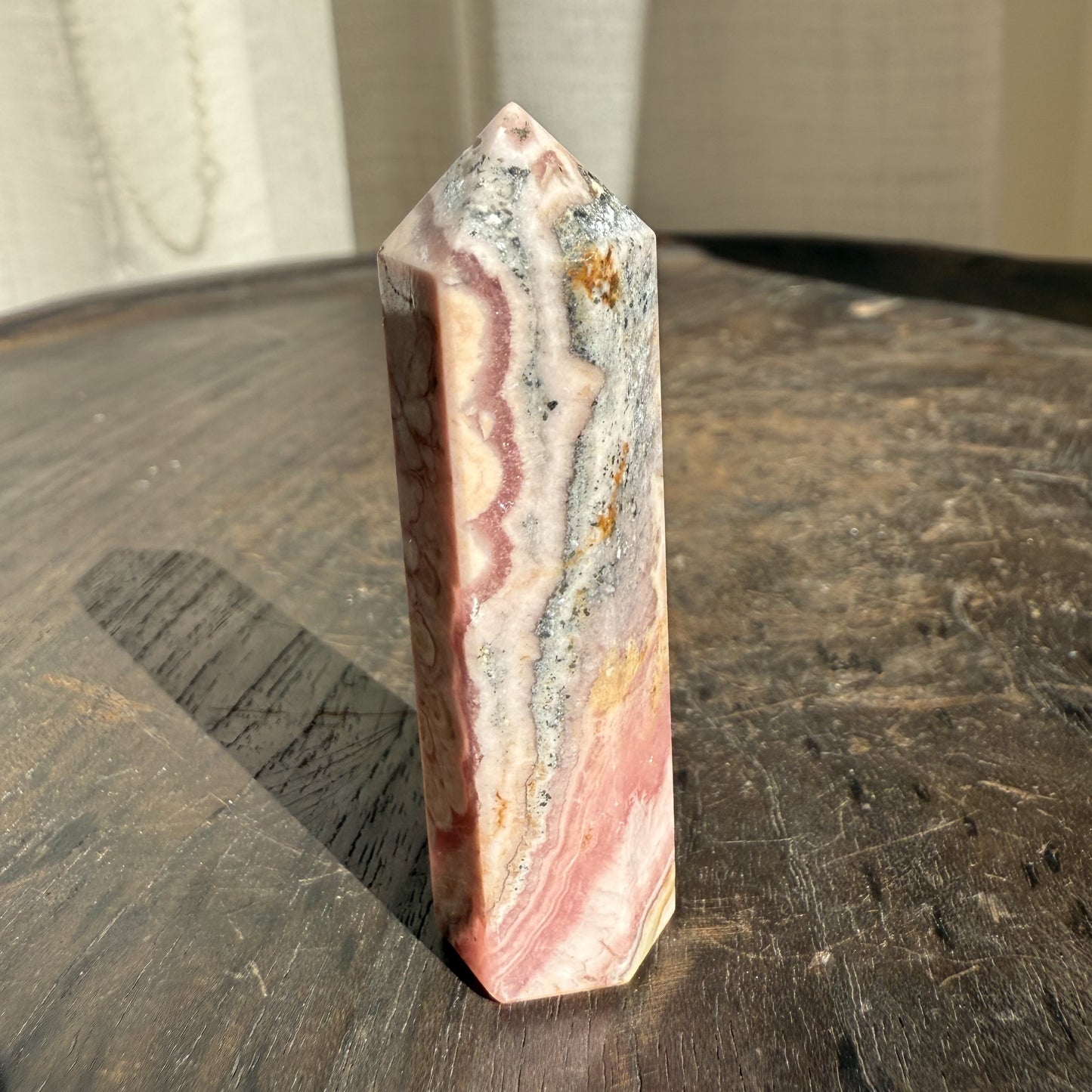 Rhodochrosite Tower - 3