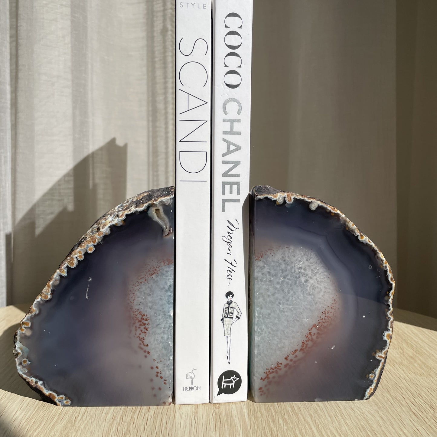 Agate Bookend