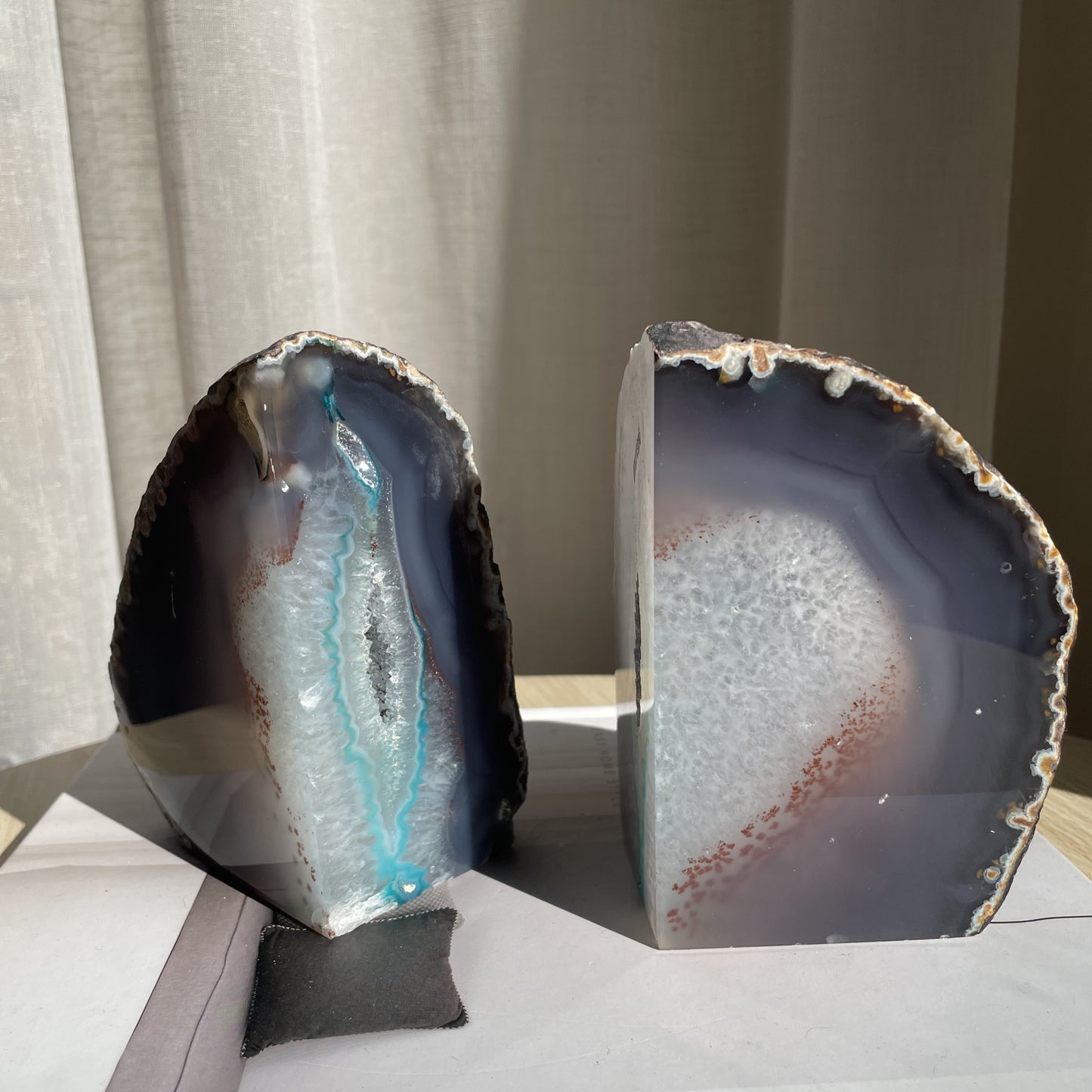 Agate Bookend