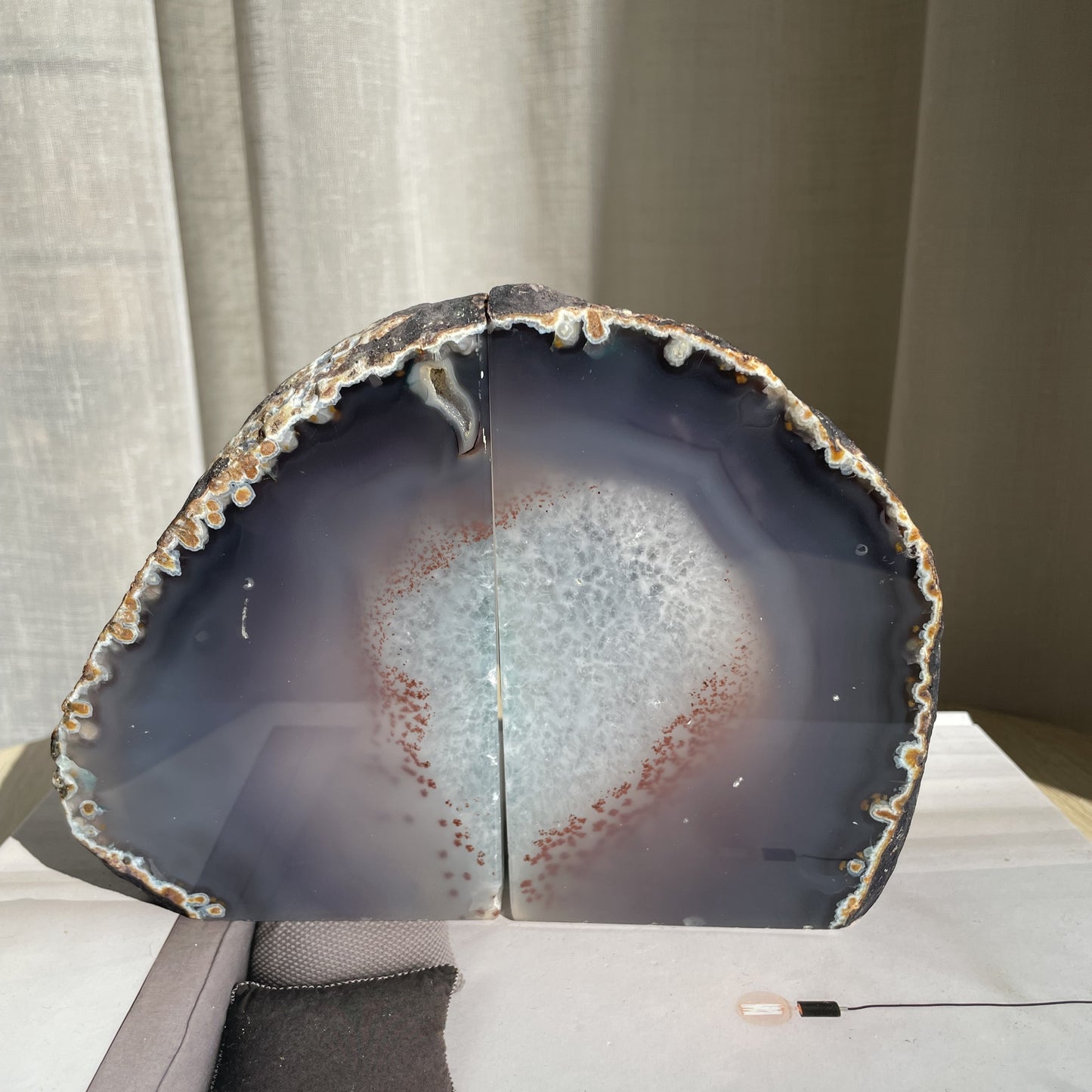 Agate Bookend