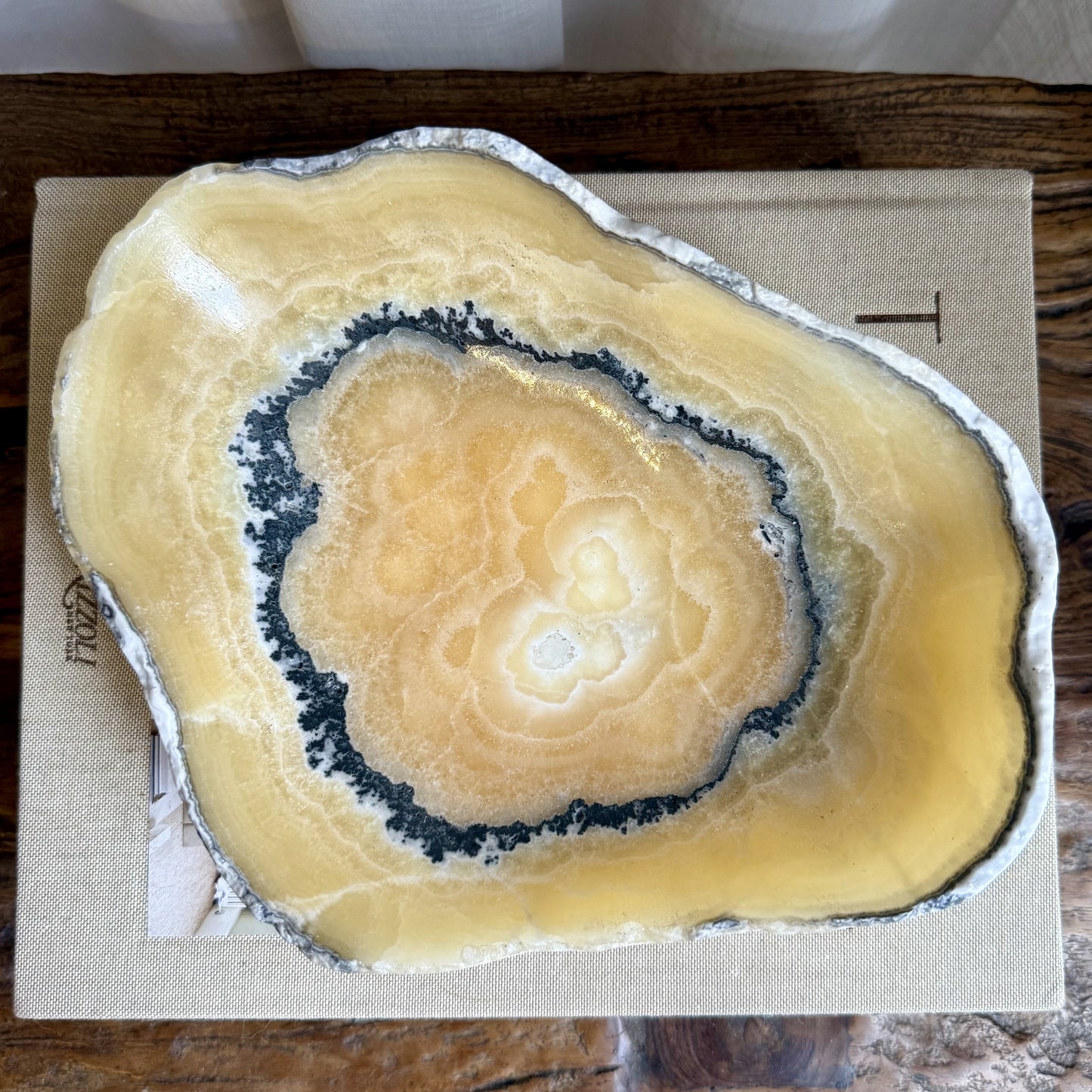 Zebra Calcite Bowl
