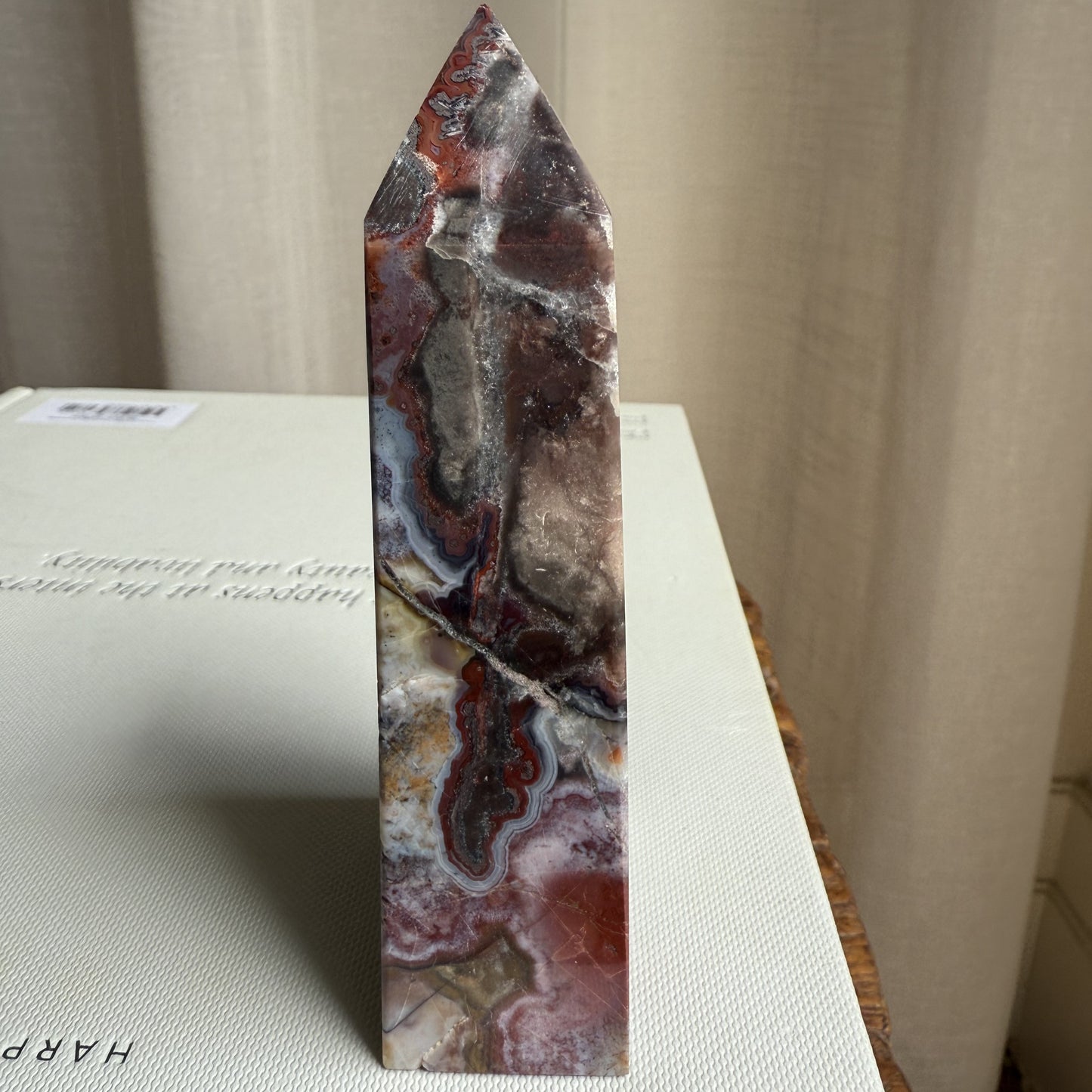 Crazy Lace Agate Tower