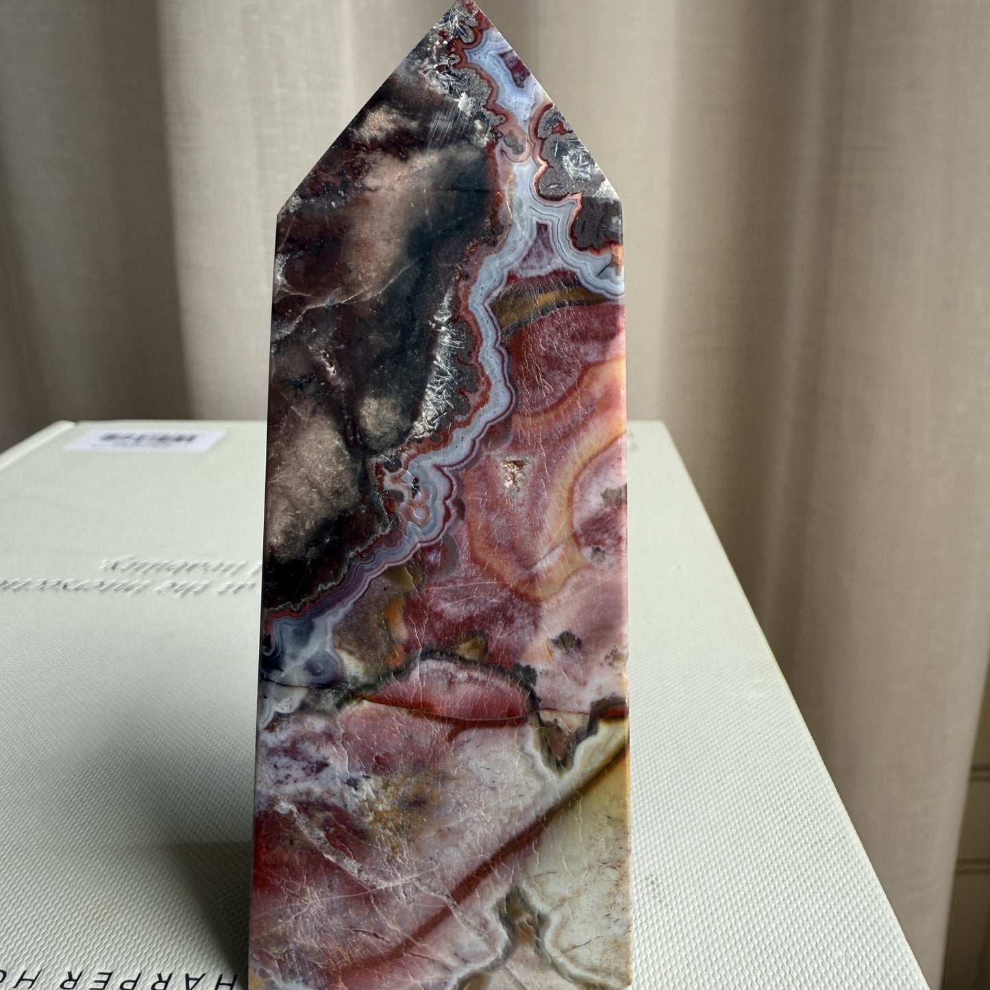 Crazy Lace Agate Tower