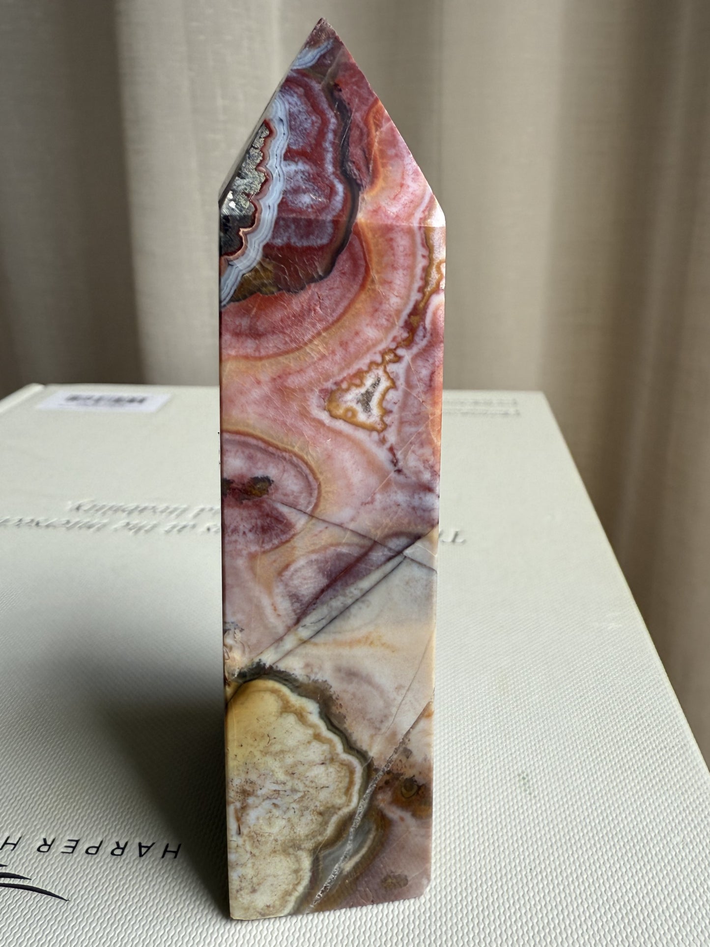 Crazy Lace Agate Tower