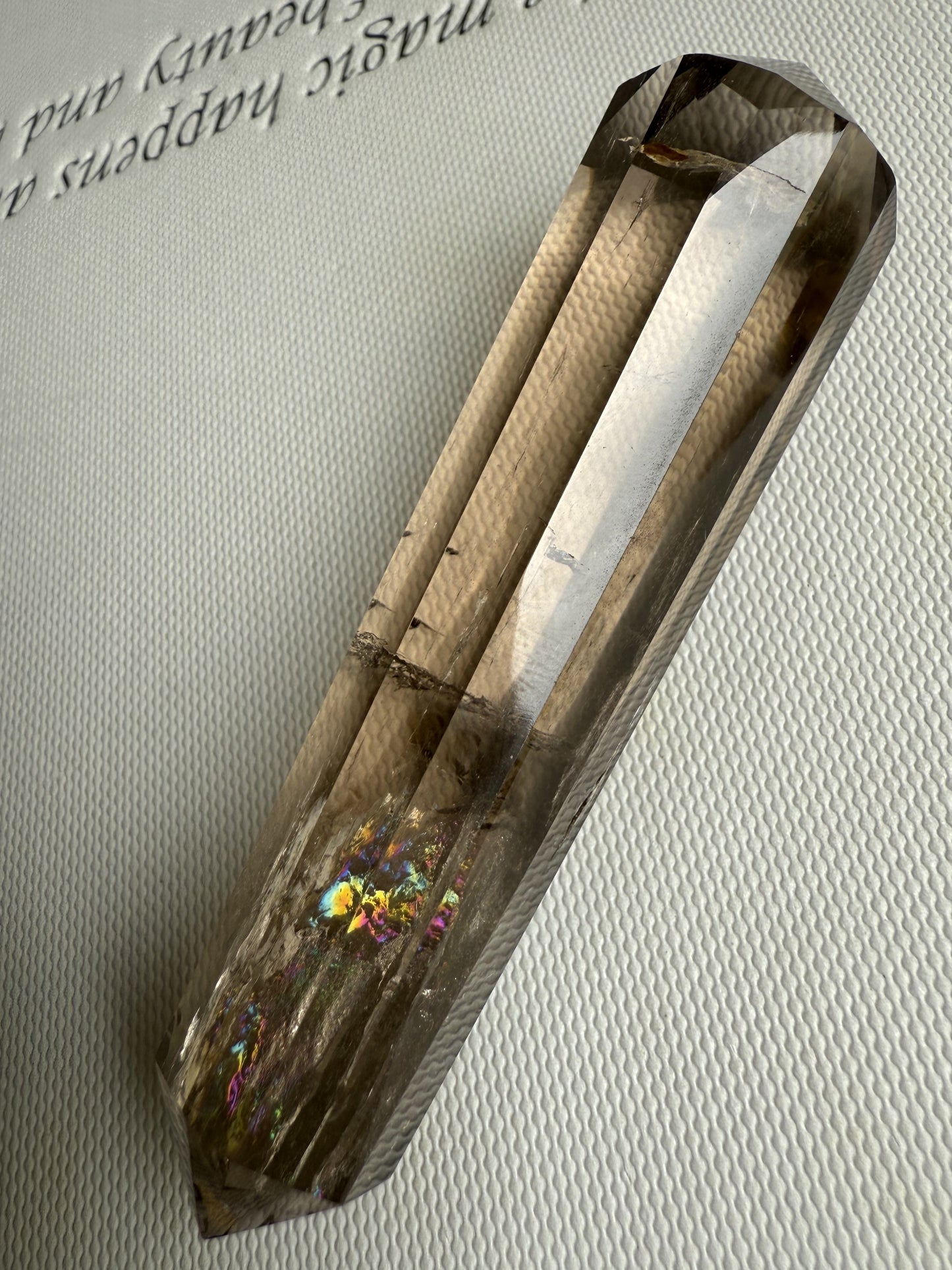 Smoky Quartz Vogel Wand