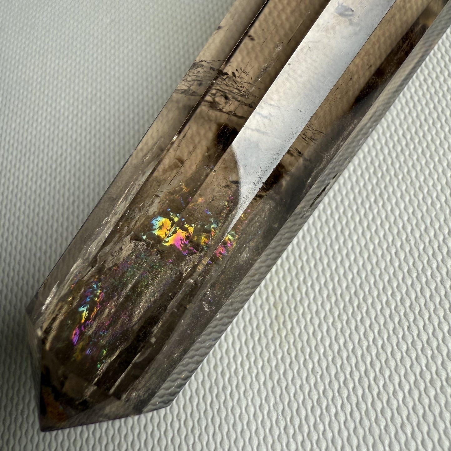 Smoky Quartz Vogel Wand
