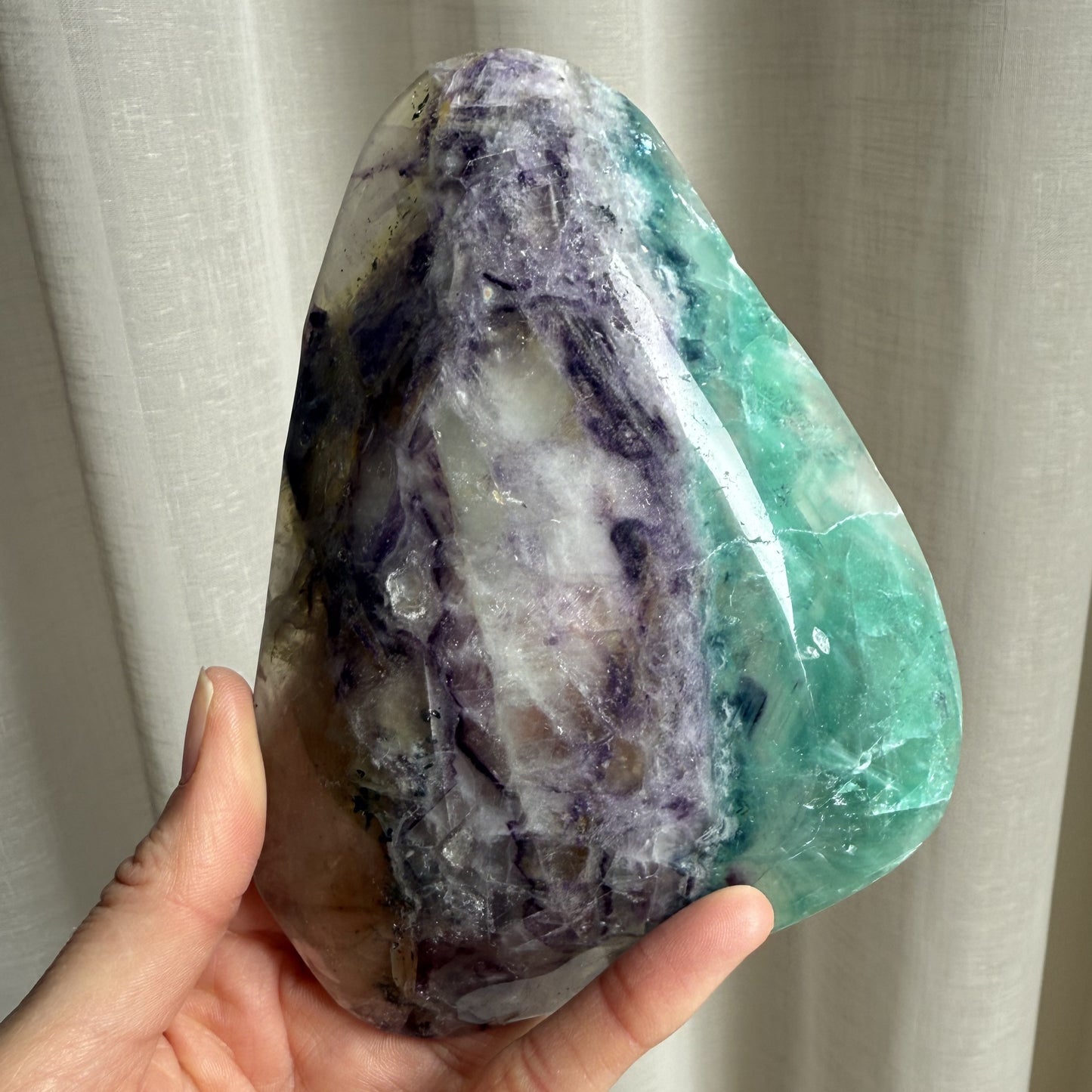 Rainbow Fluorite Bowl 001