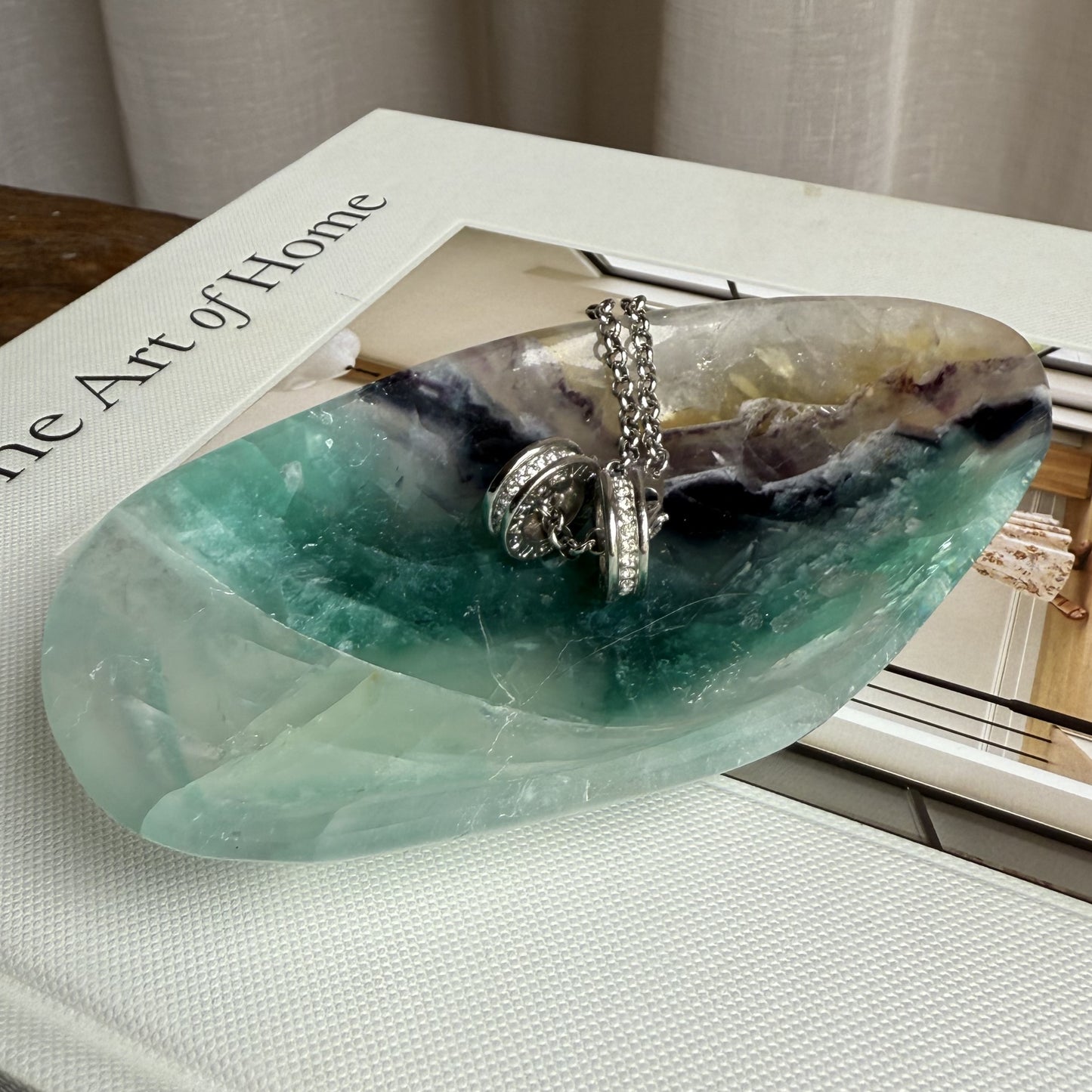 Rainbow Fluorite Bowl 005