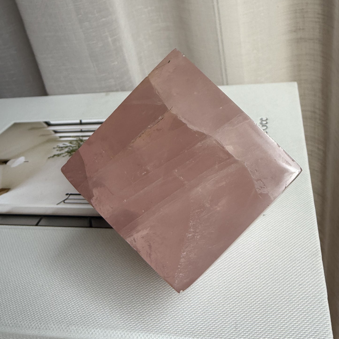 Rose Quartz Cube