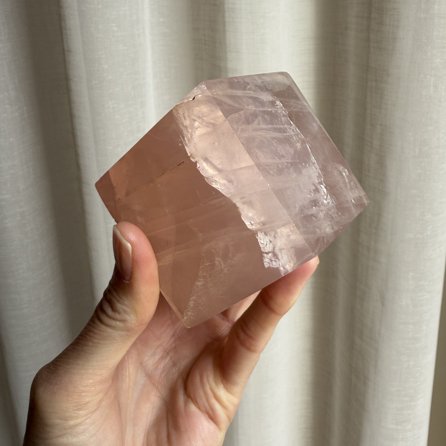 Rose Quartz Cube