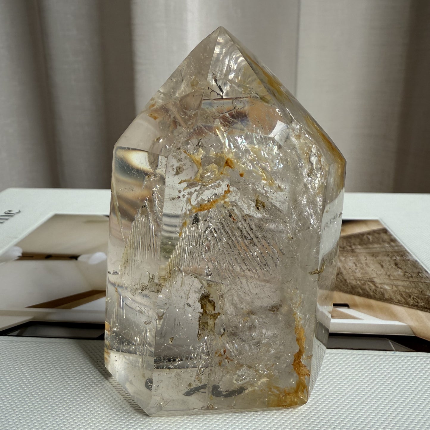 Clear Quartz Tower 001