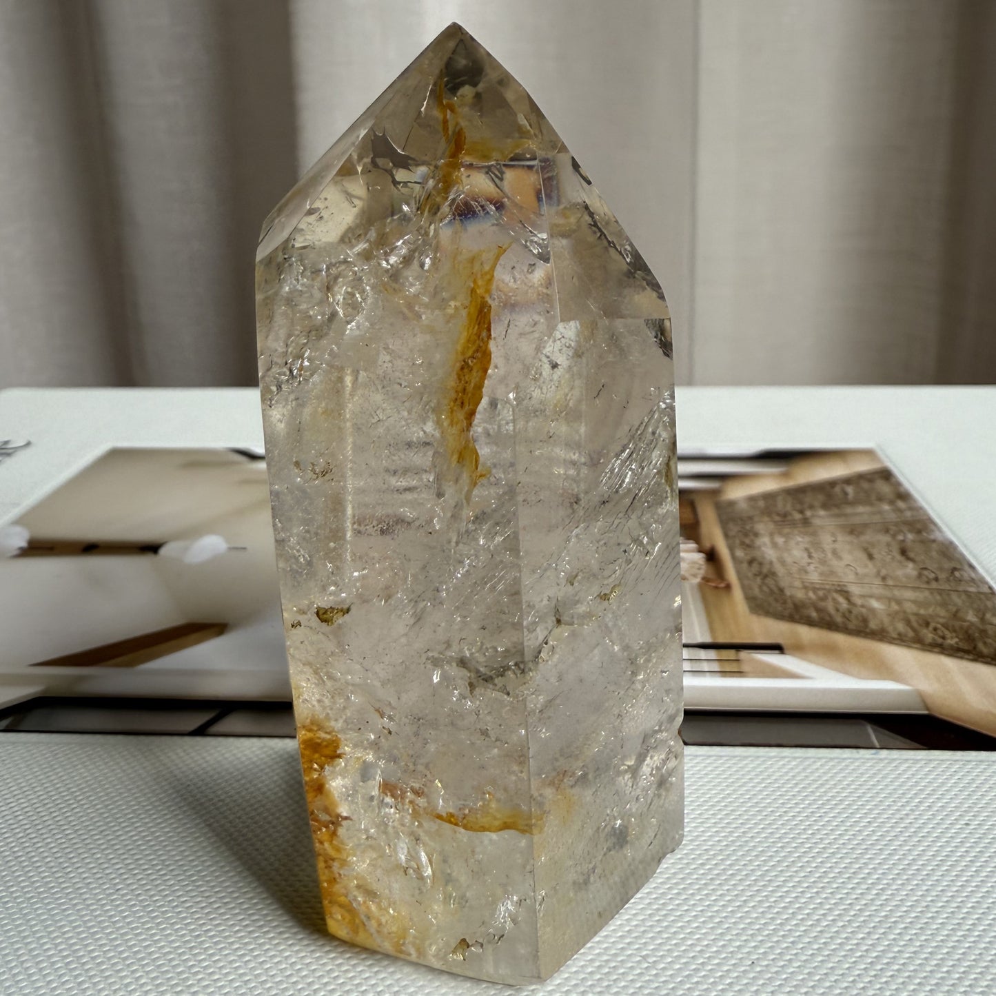 Clear Quartz Tower 001