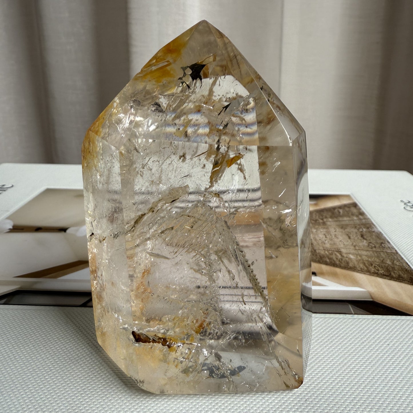 Clear Quartz Tower 001