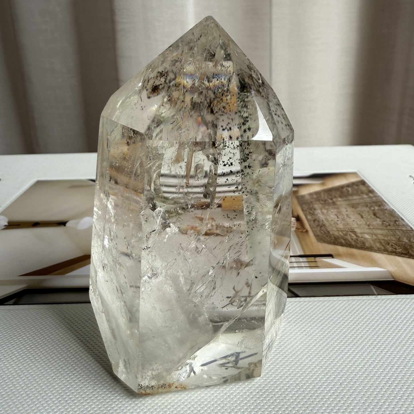 Clear Quartz Tower 002