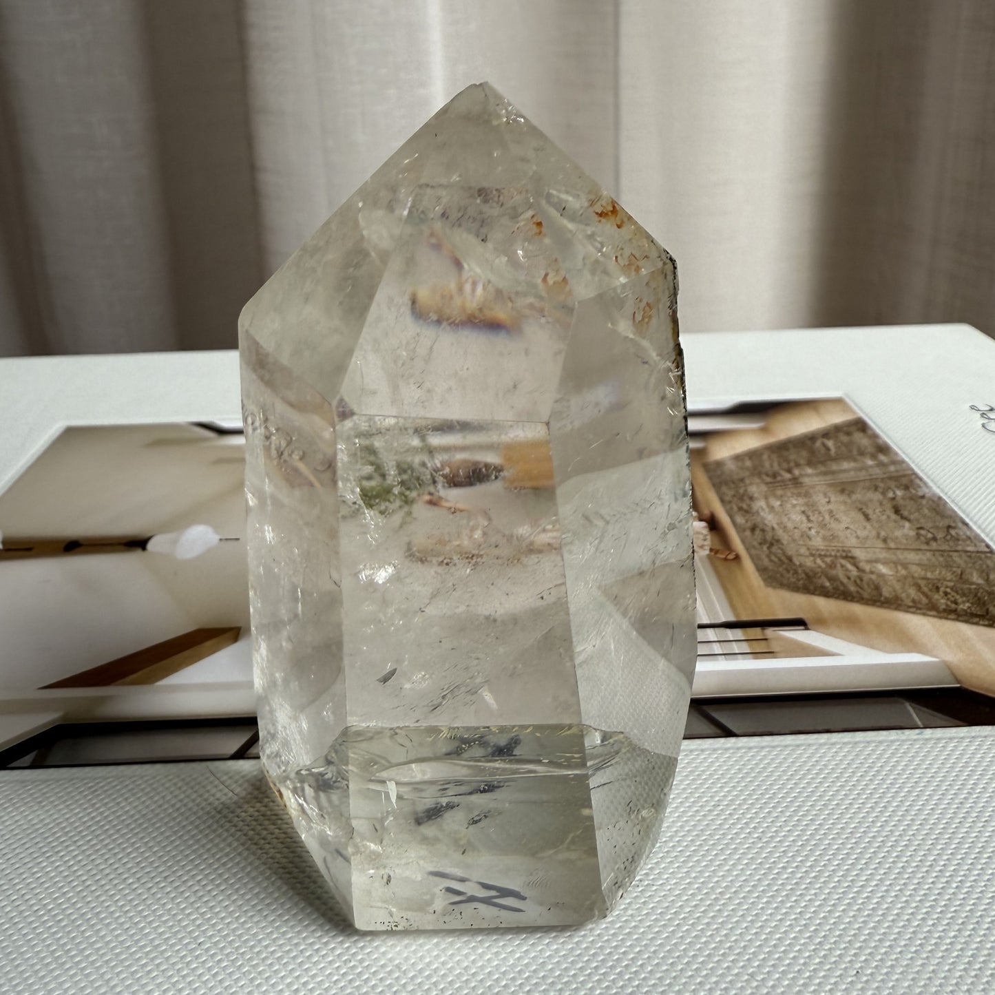 Clear Quartz Tower 002