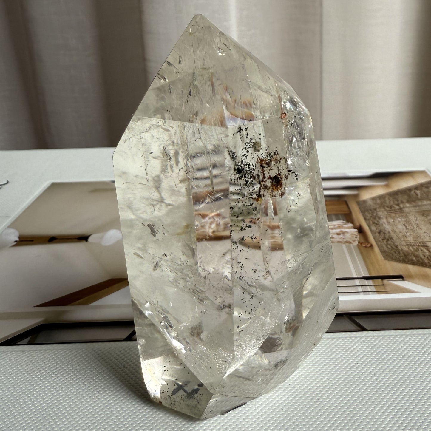 Clear Quartz Tower 002