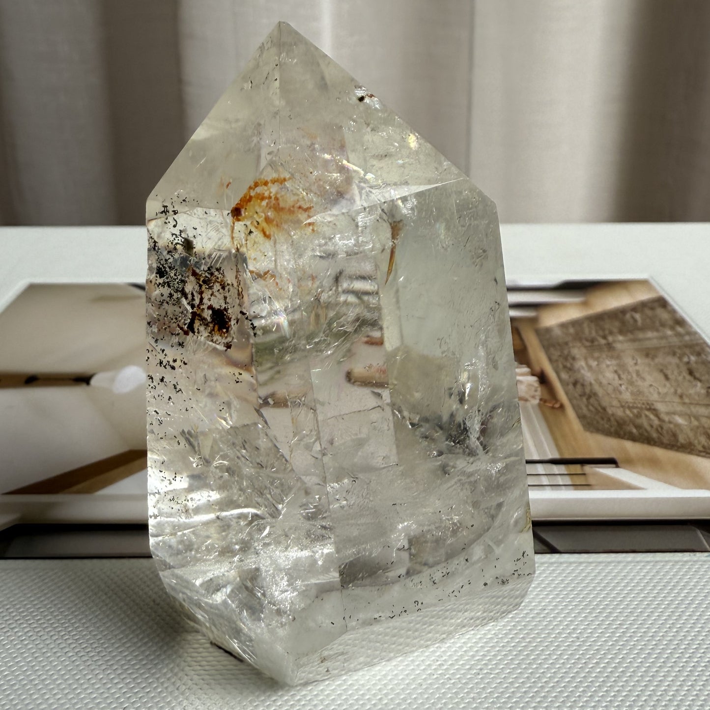Clear Quartz Tower 002