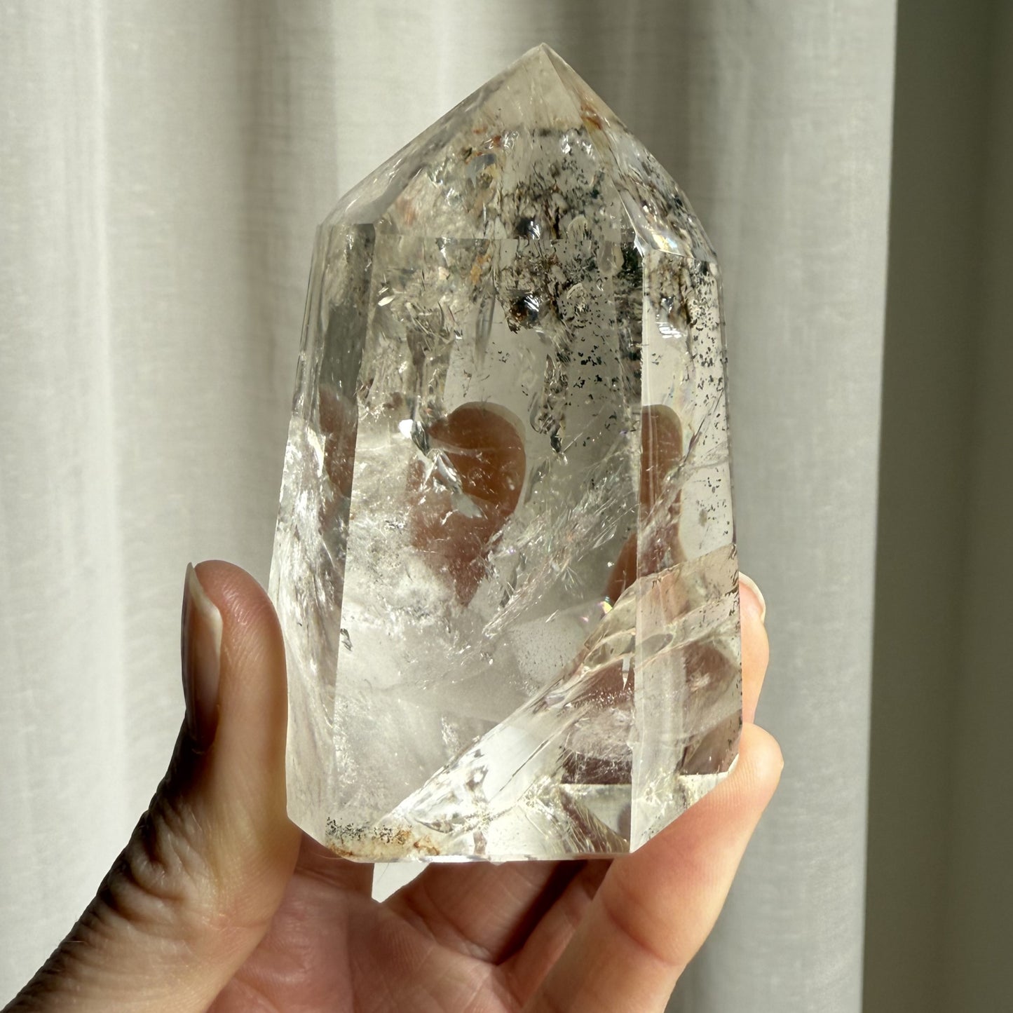 Clear Quartz Tower 002