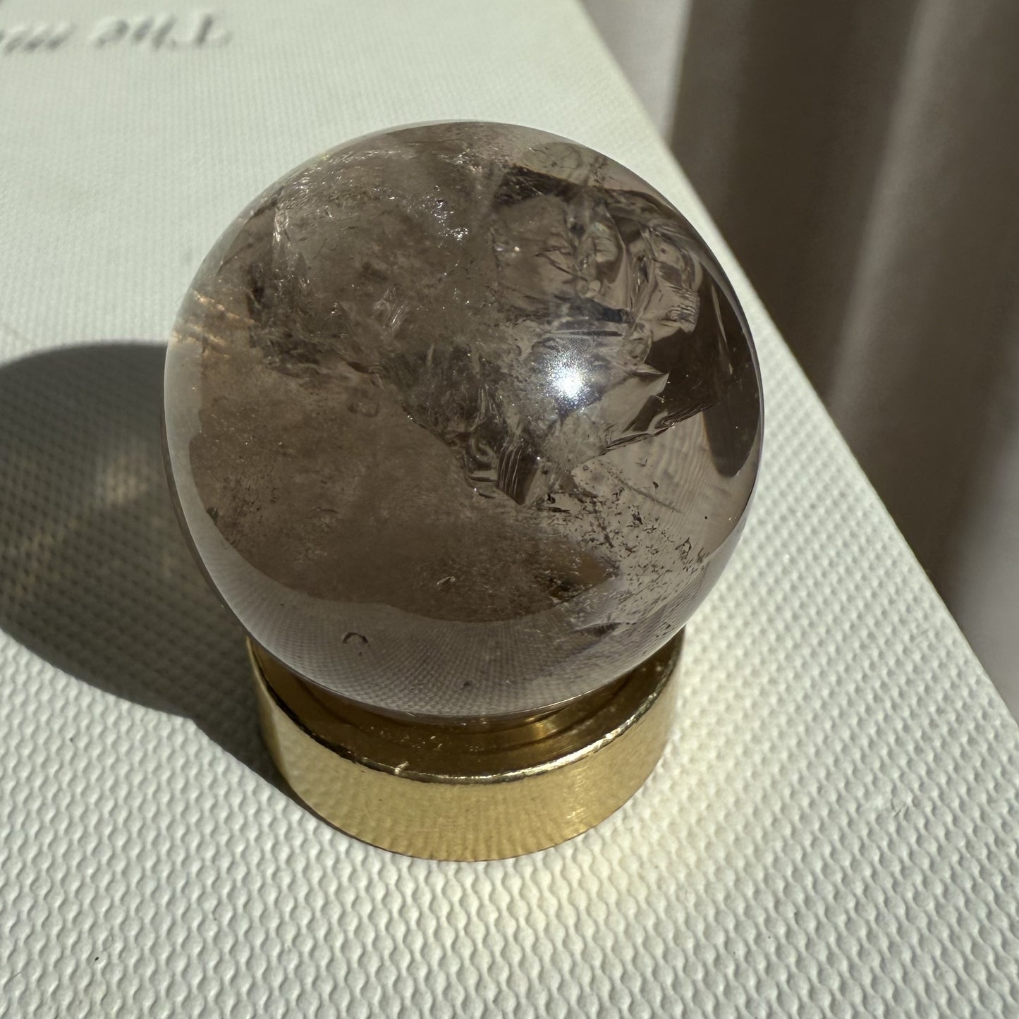Smoky Quartz Sphere 003