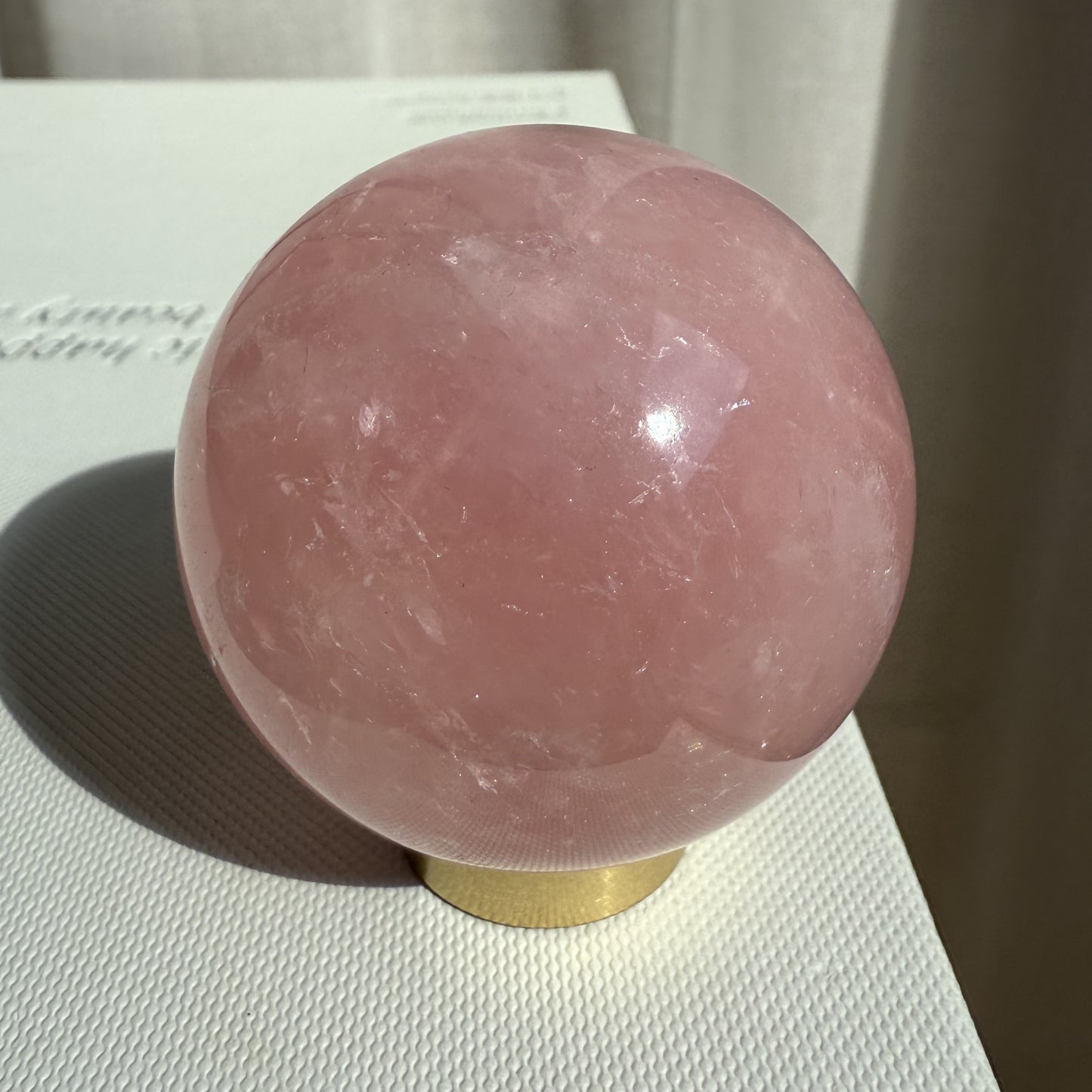 Rose Quartz Sphere 001