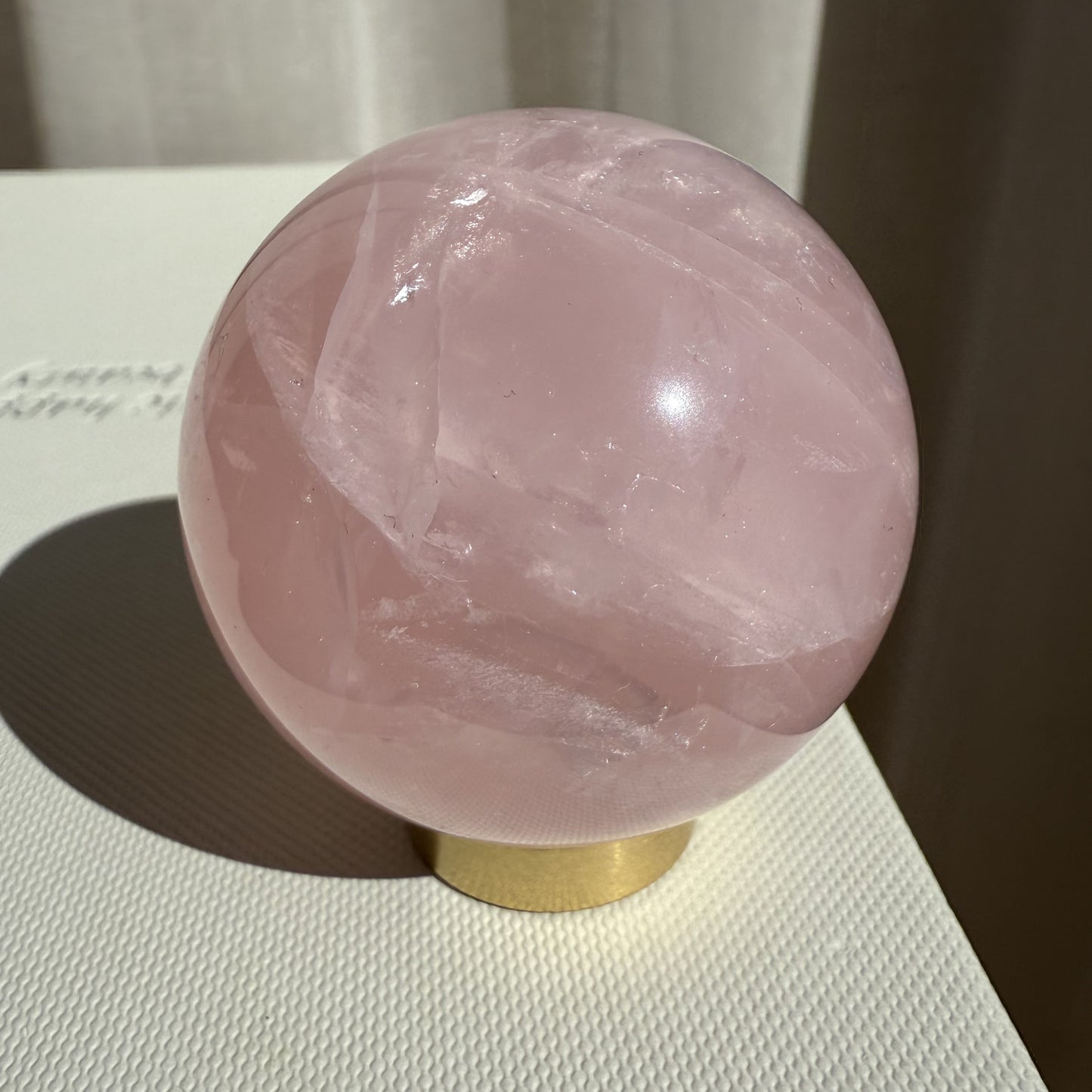 Rose Quartz Sphere 003