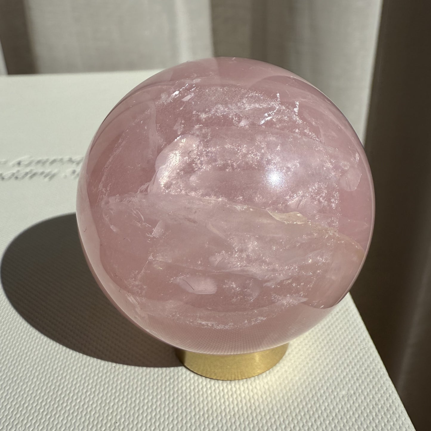 Rose Quartz Sphere 003