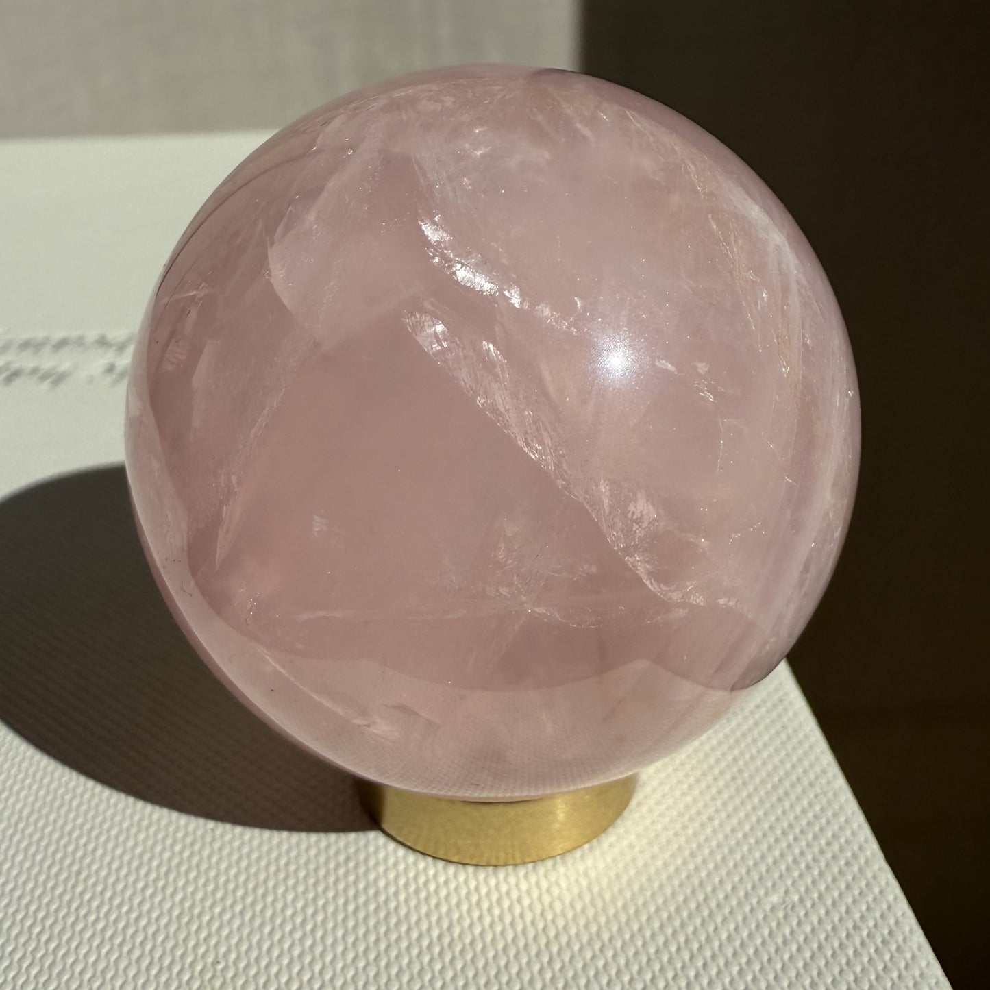Rose Quartz Sphere 003
