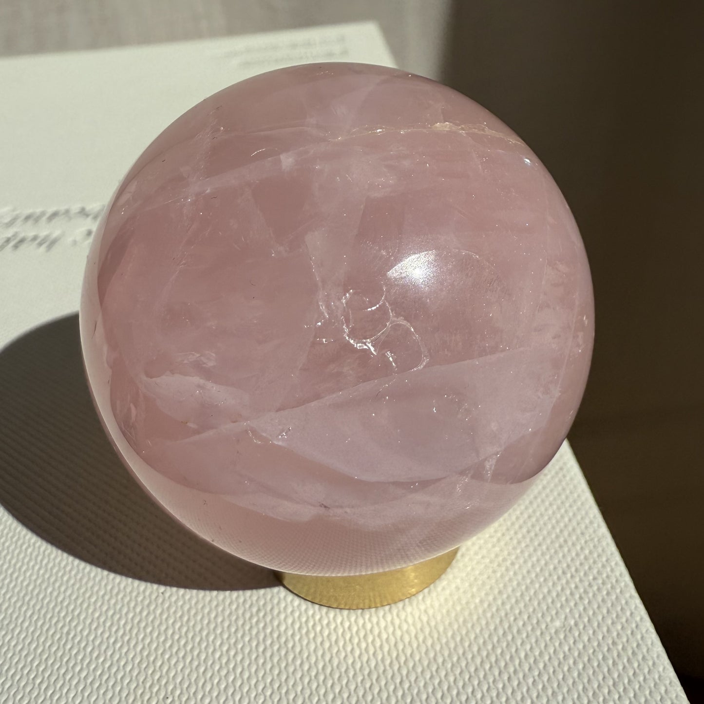Rose Quartz Sphere 003