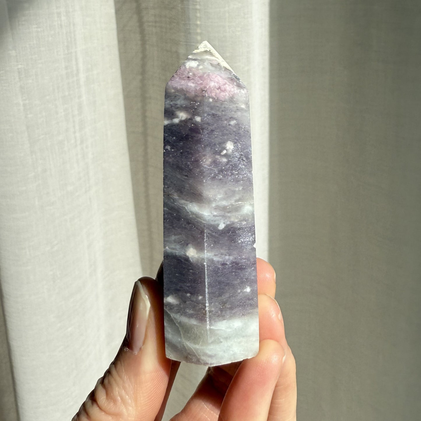 Plum Tourmaline Tower - 001
