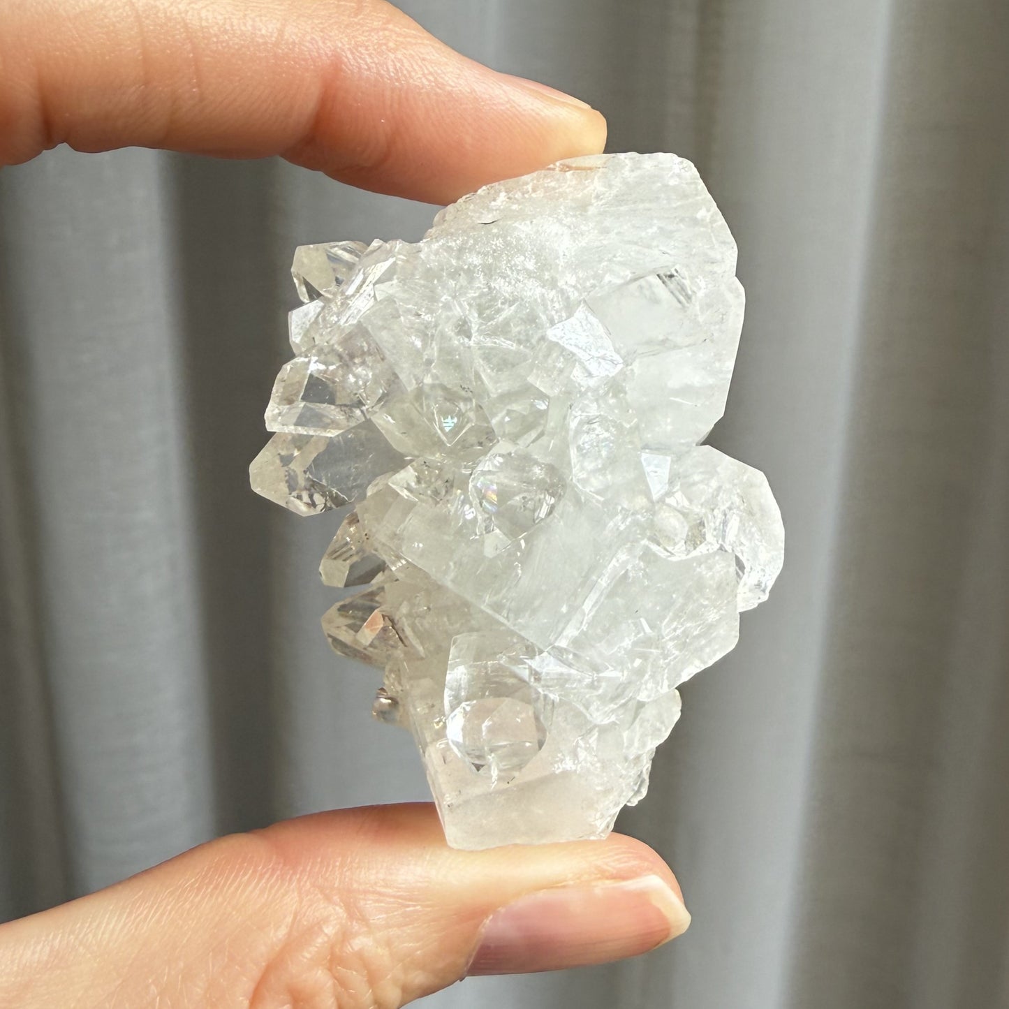 AAA Grade Diamond Apophyllite Cluster 001