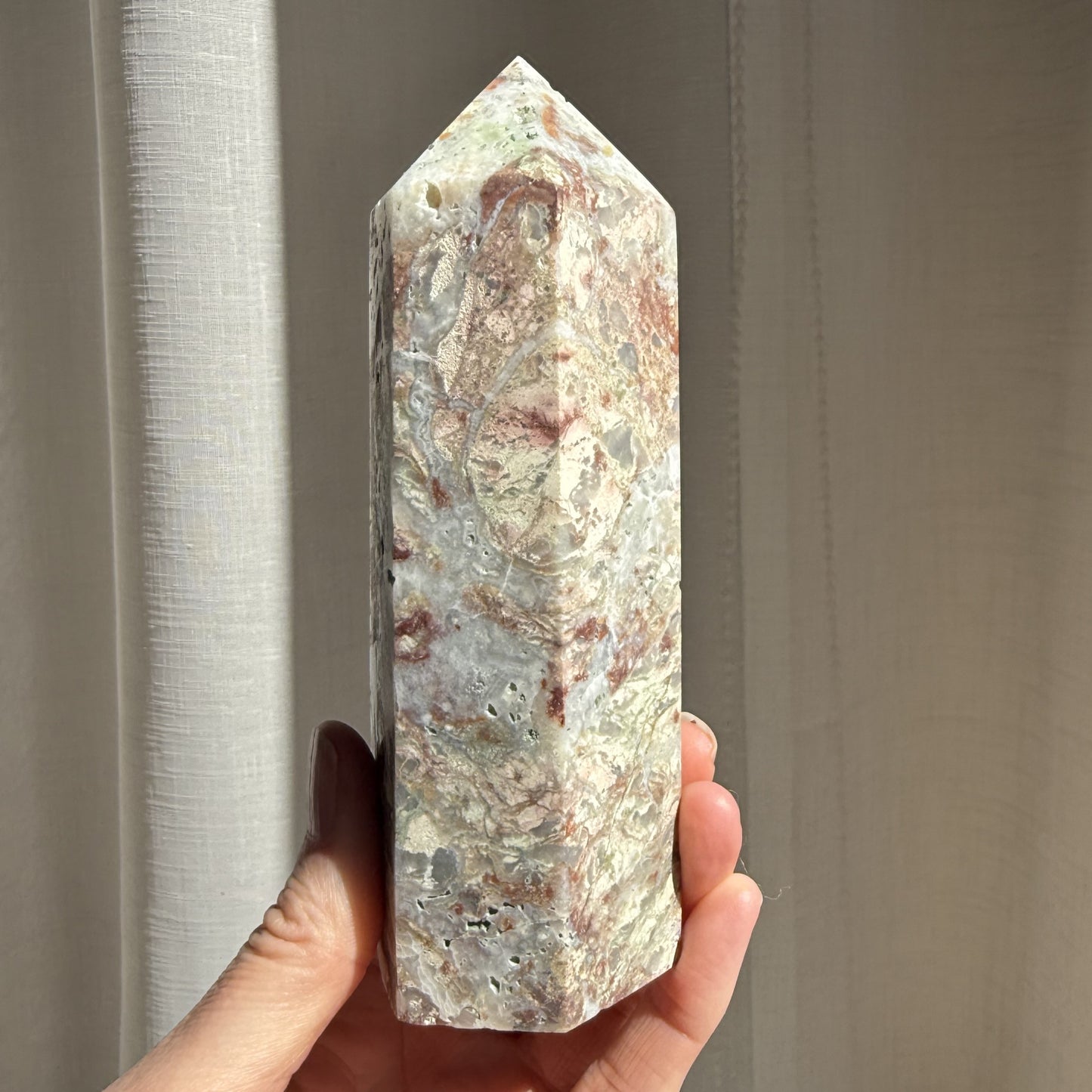 Crazy Lace Agate Tower 1
