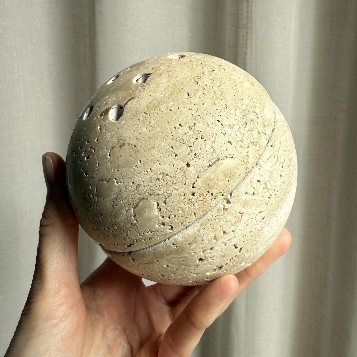 Travertine Incense Ball