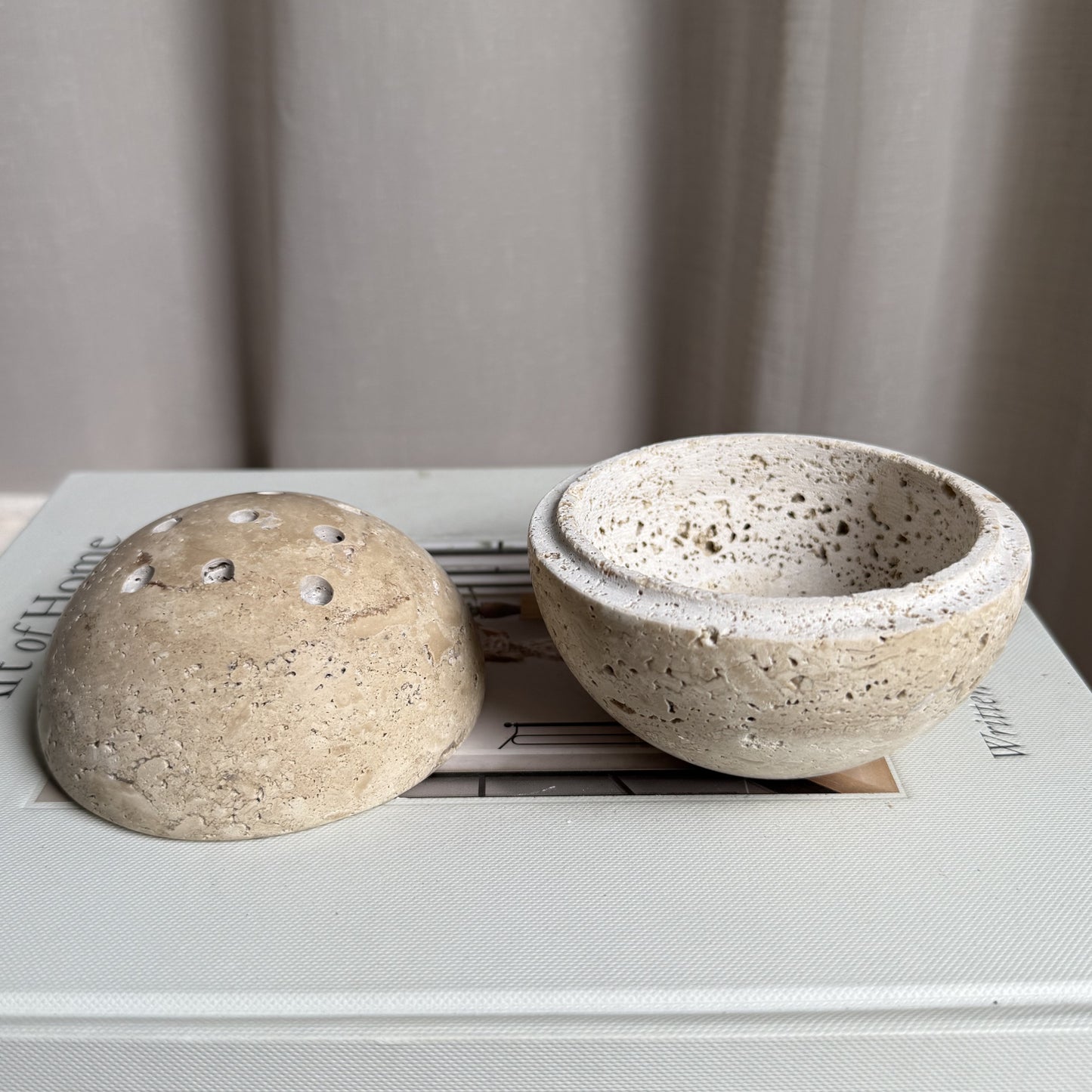Travertine Incense Ball