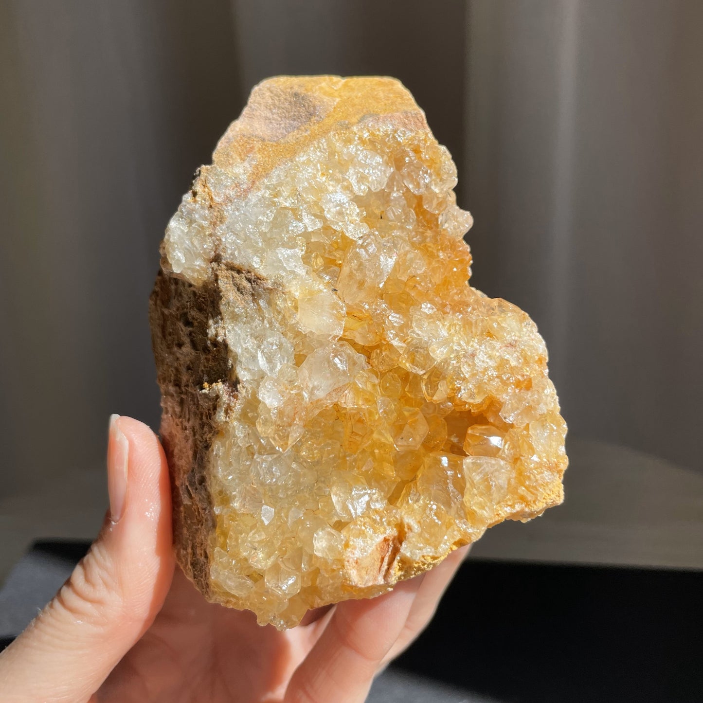 Limonite Quartz Cluster 001