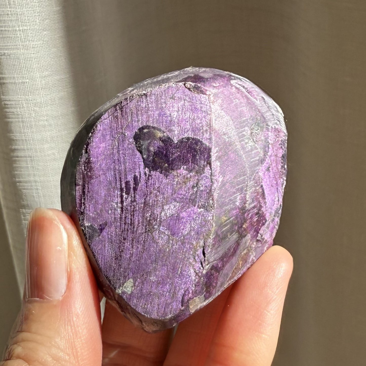 Purpurite Polished Slice - Small 002
