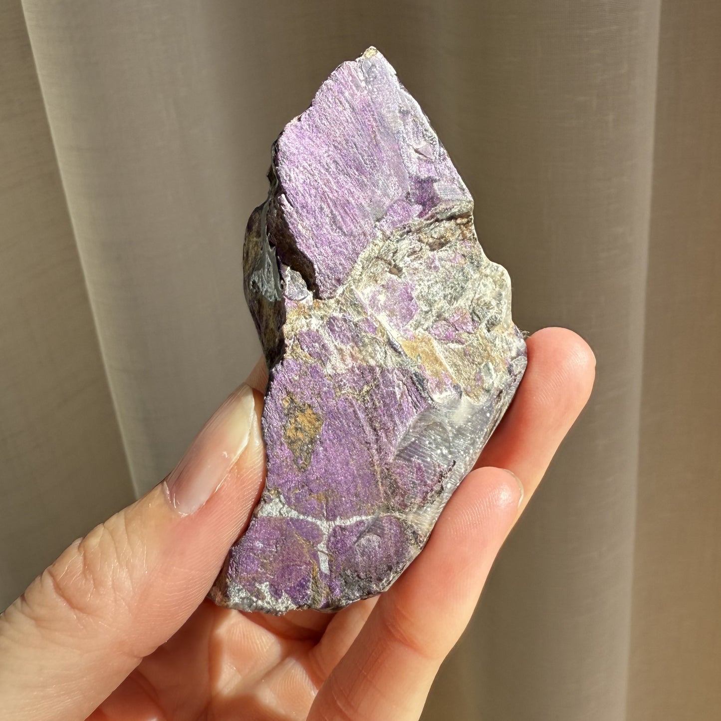 Purpurite Polished Slice - Small 003