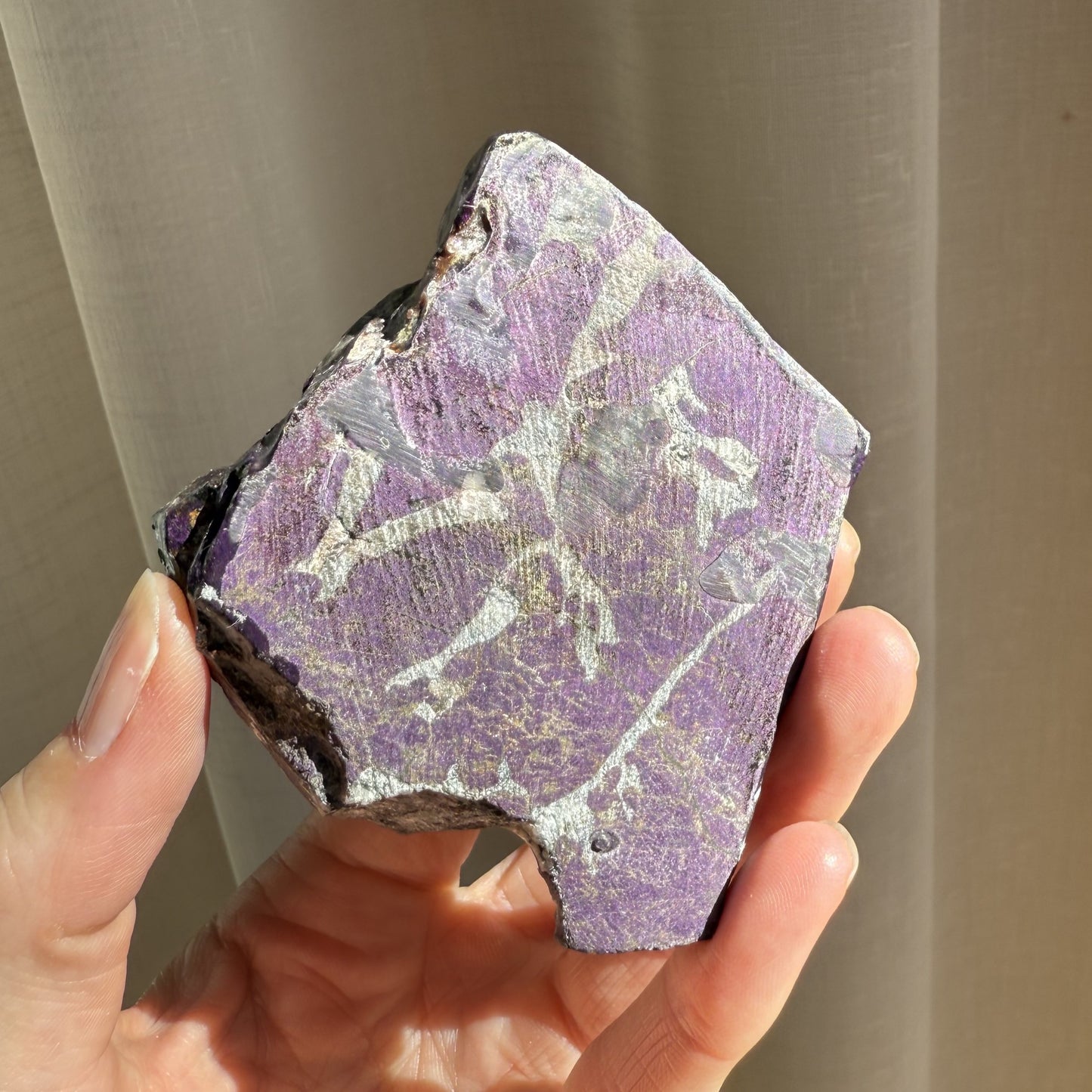 Purpurite Polished Slice - Small 005