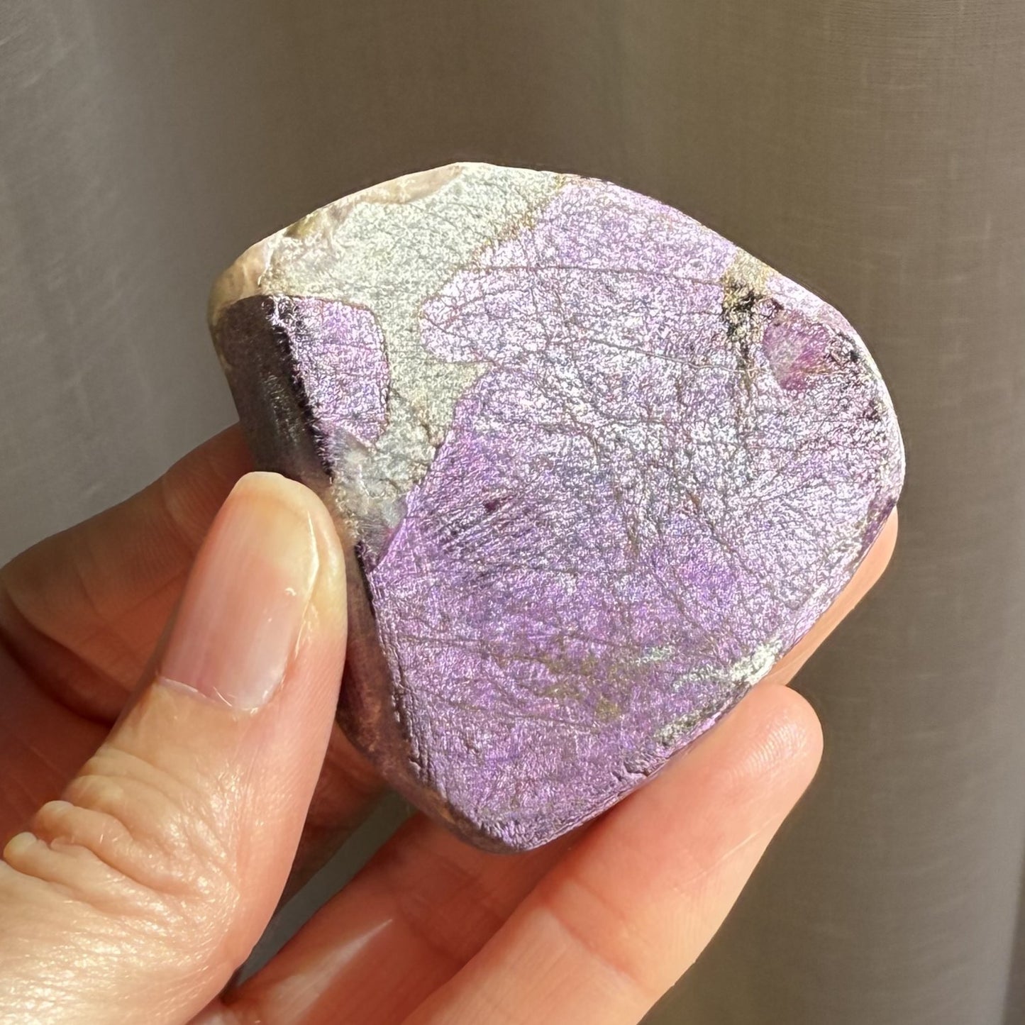 Purpurite Polished Slice - Small 007