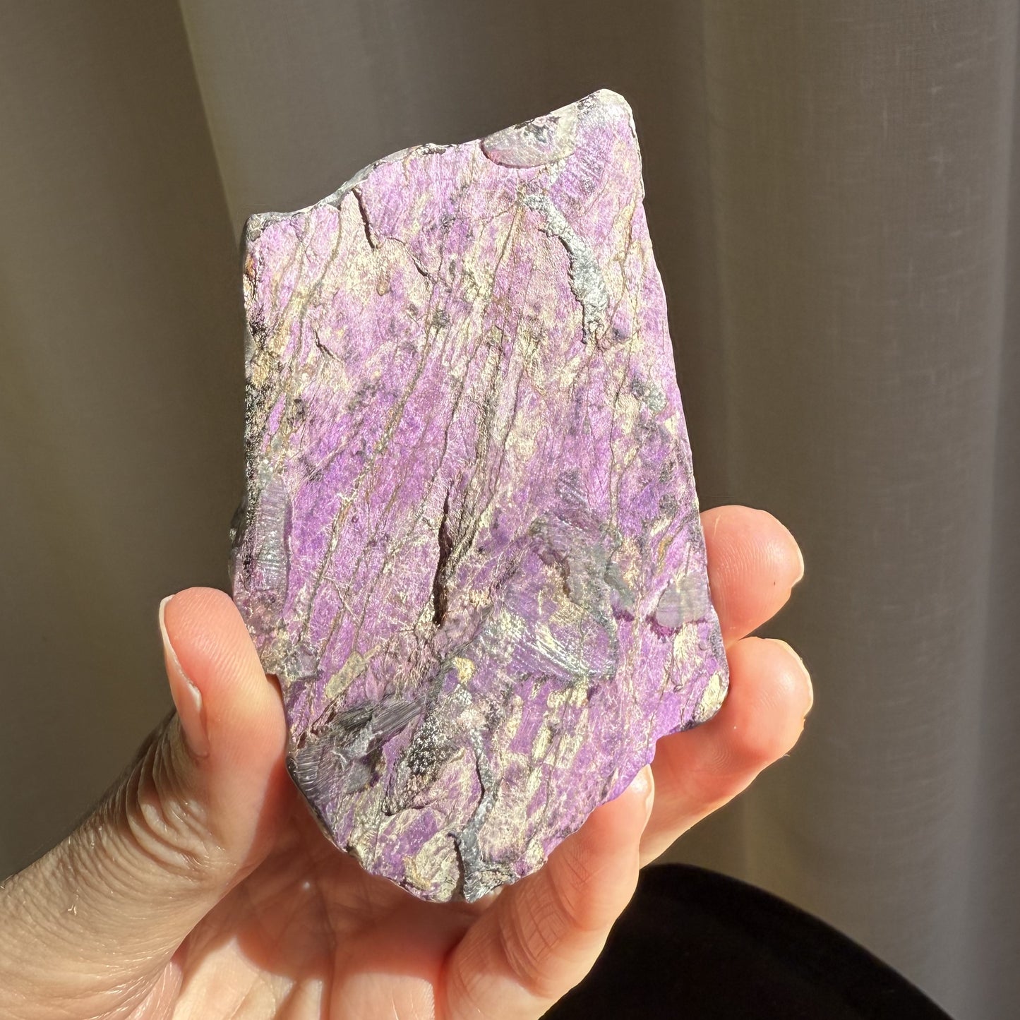 Purpurite Polished Slice - Small 008