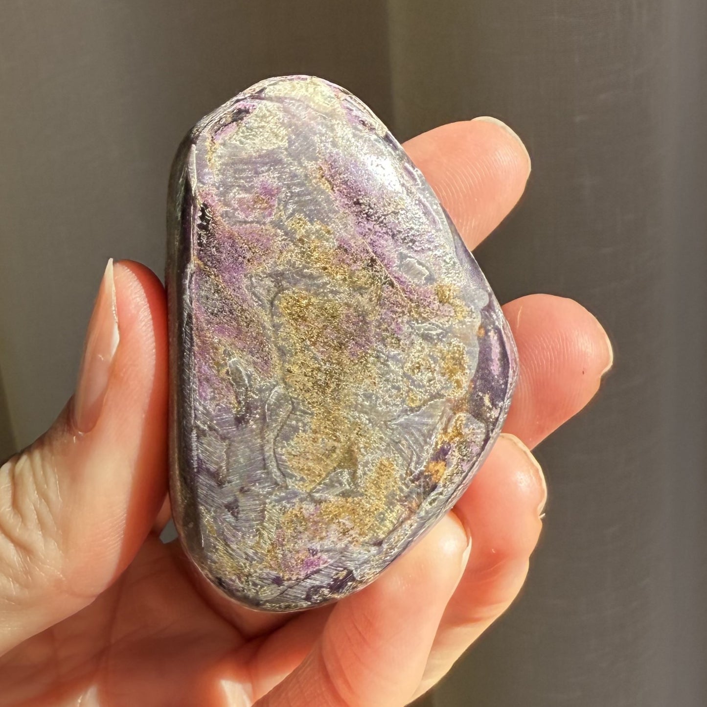 Purpurite Polished Slice - Small 010