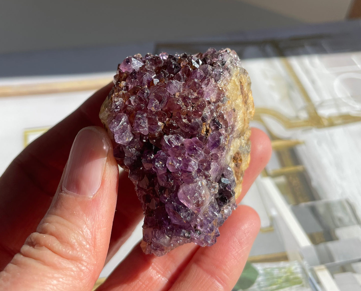 Dark Amethyst Cluster 011