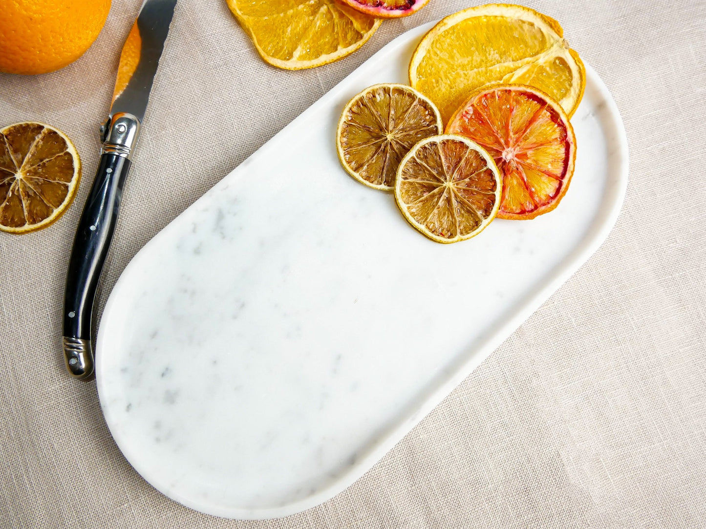 EG Classic Marble Tray - Carrara