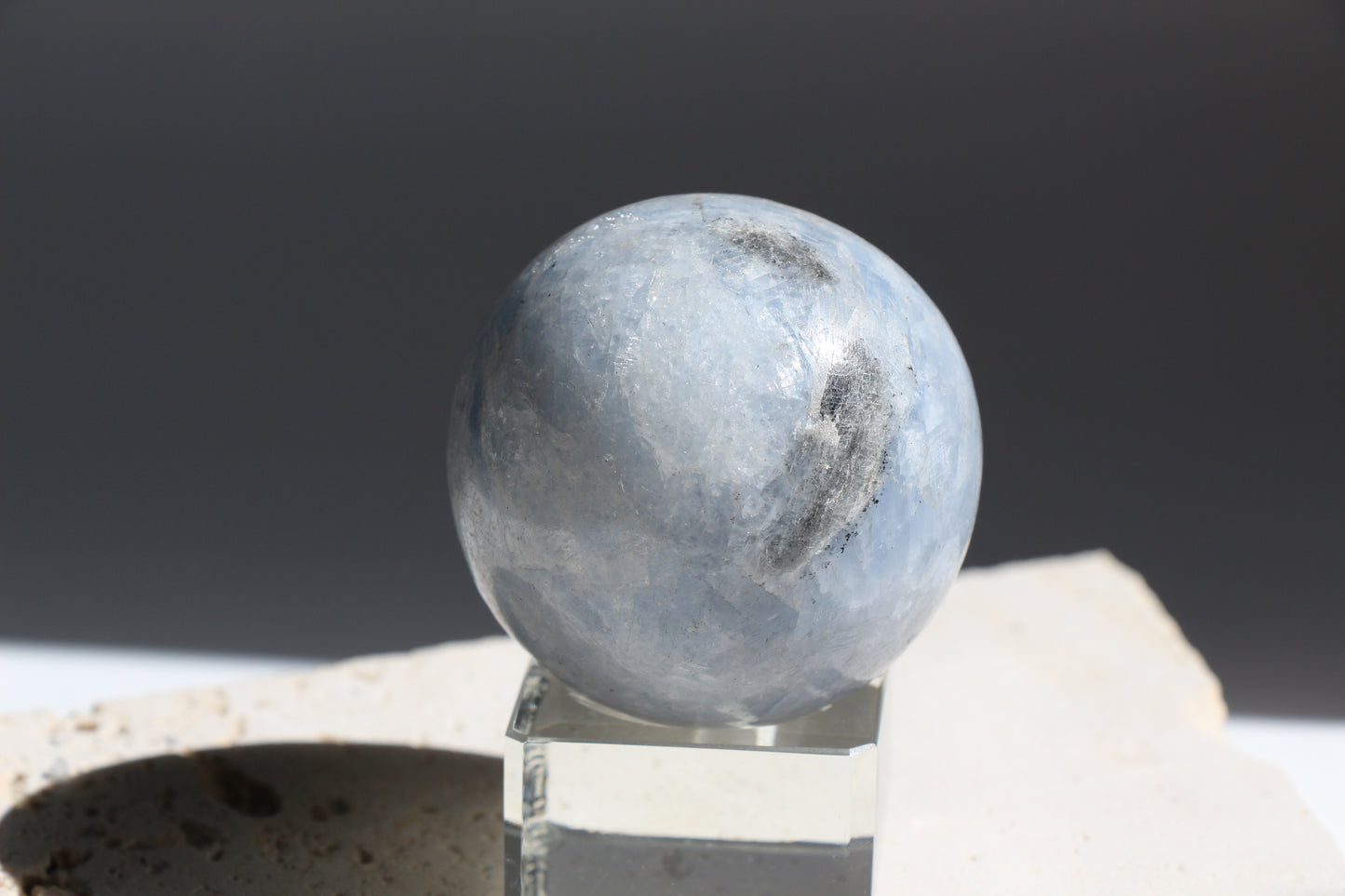 Blue Calcite Sphere 004