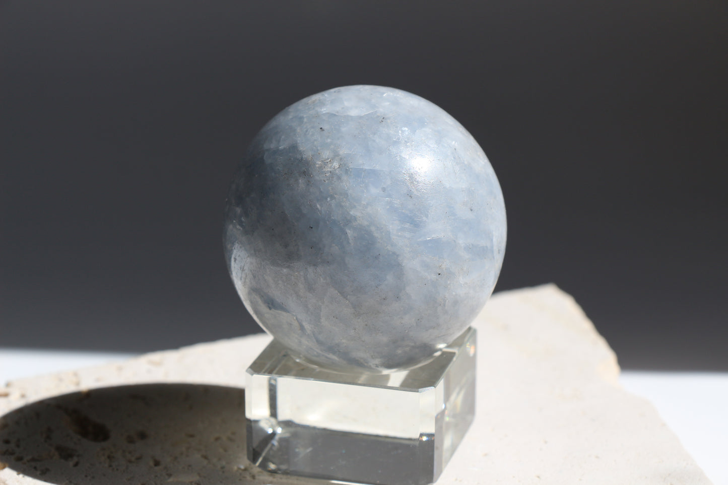 Blue Calcite Sphere 004
