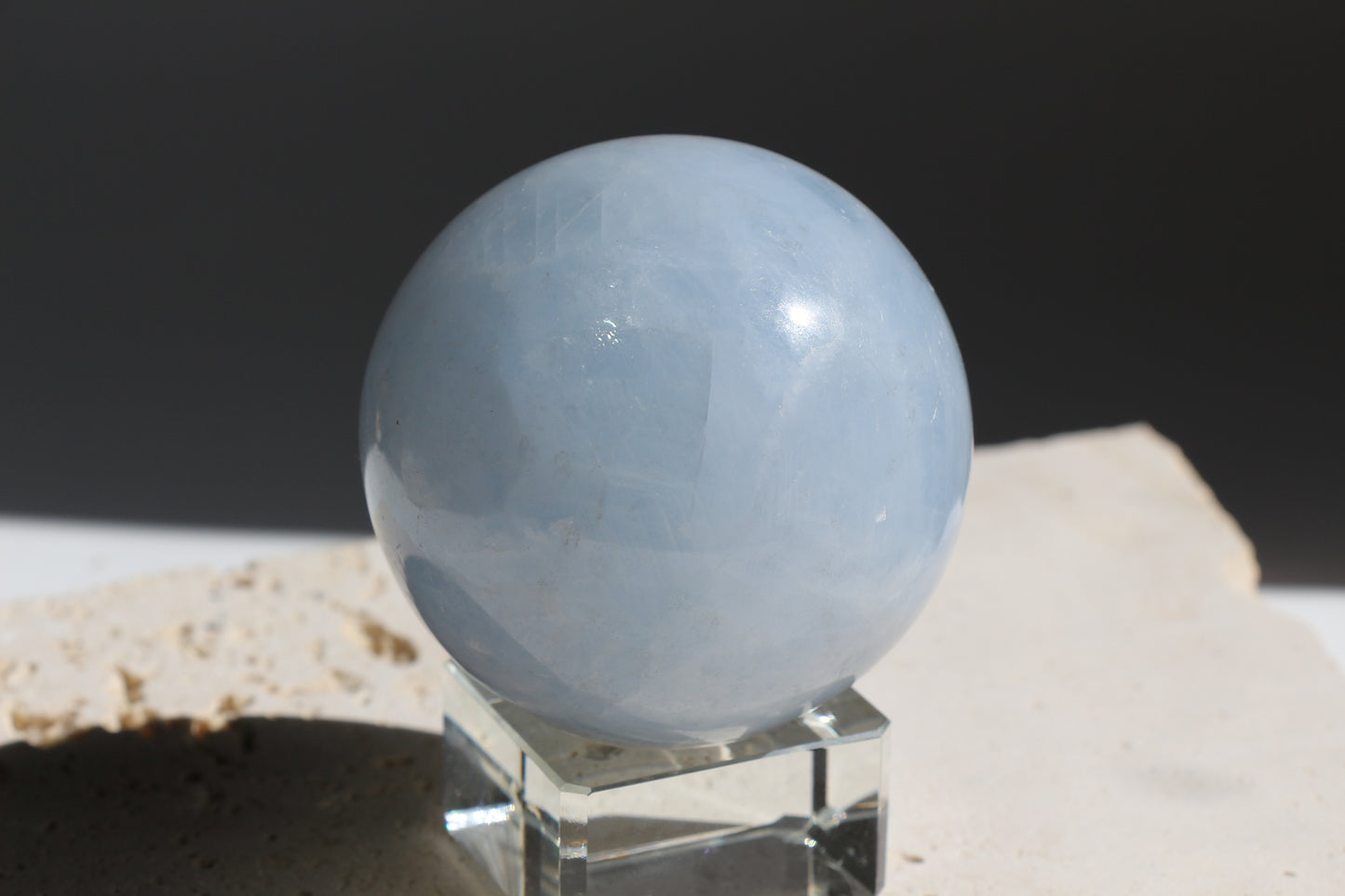 Blue Calcite Sphere 006