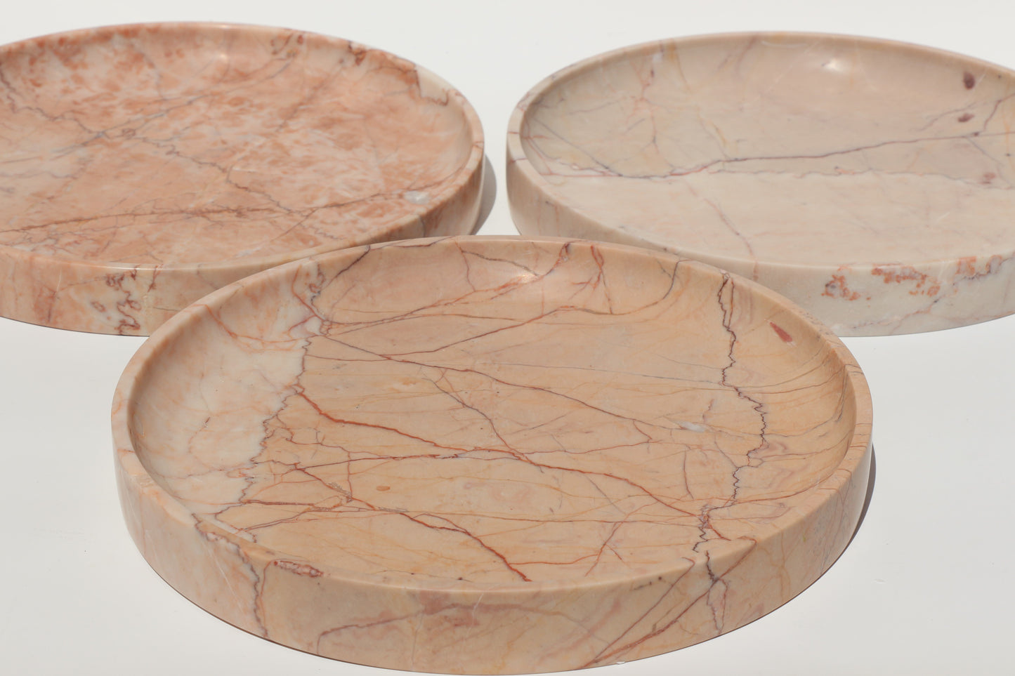Rose Marble Tray - Round